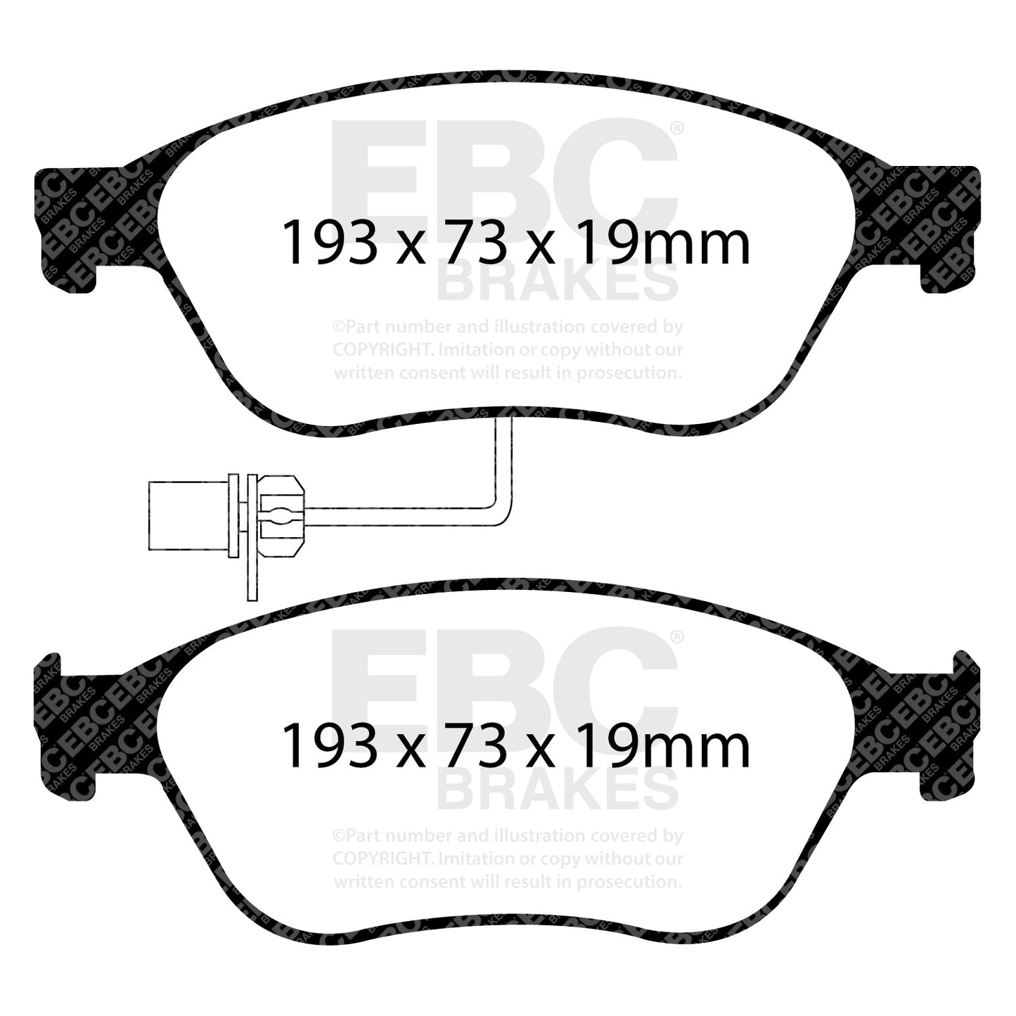 EBC Brakes Pad and Disc Kit (PD13KF079)