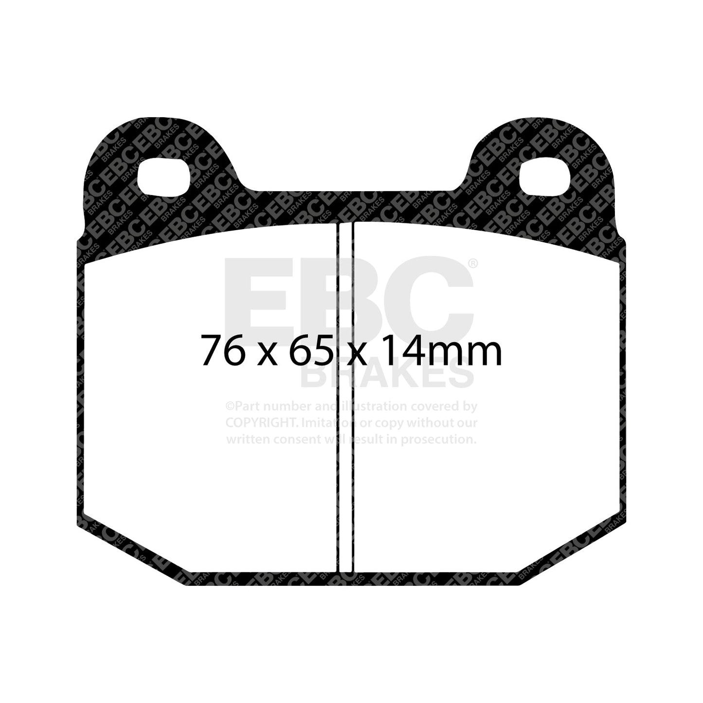 EBC Brakes Pad  and  Disc Kit (PD02KR381)
