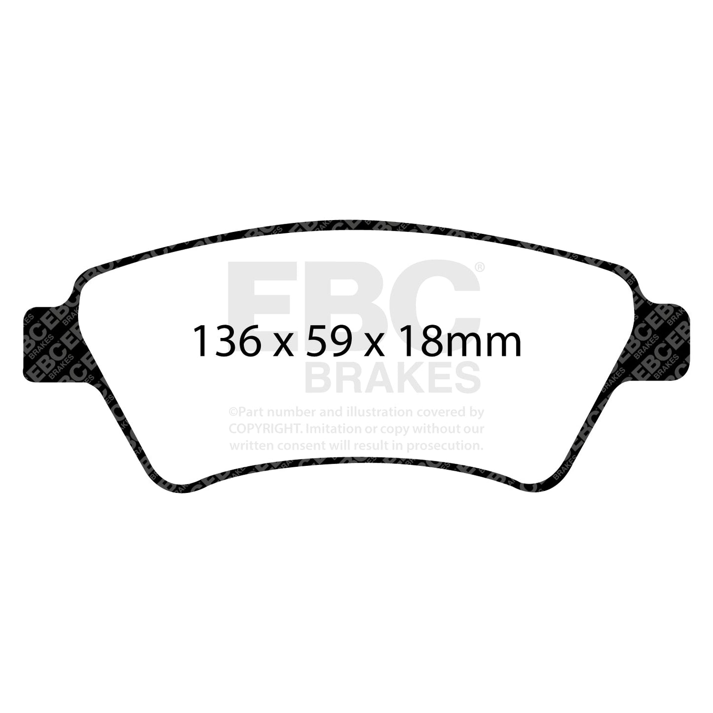 EBC Brakes Pad and Disc Kit (PDKF1665)