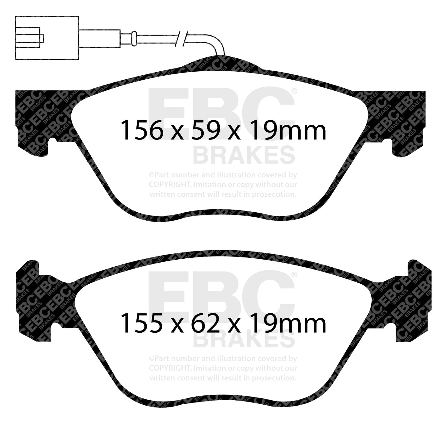 EBC Brakes Pad and Disc Kit (PD06KF032)