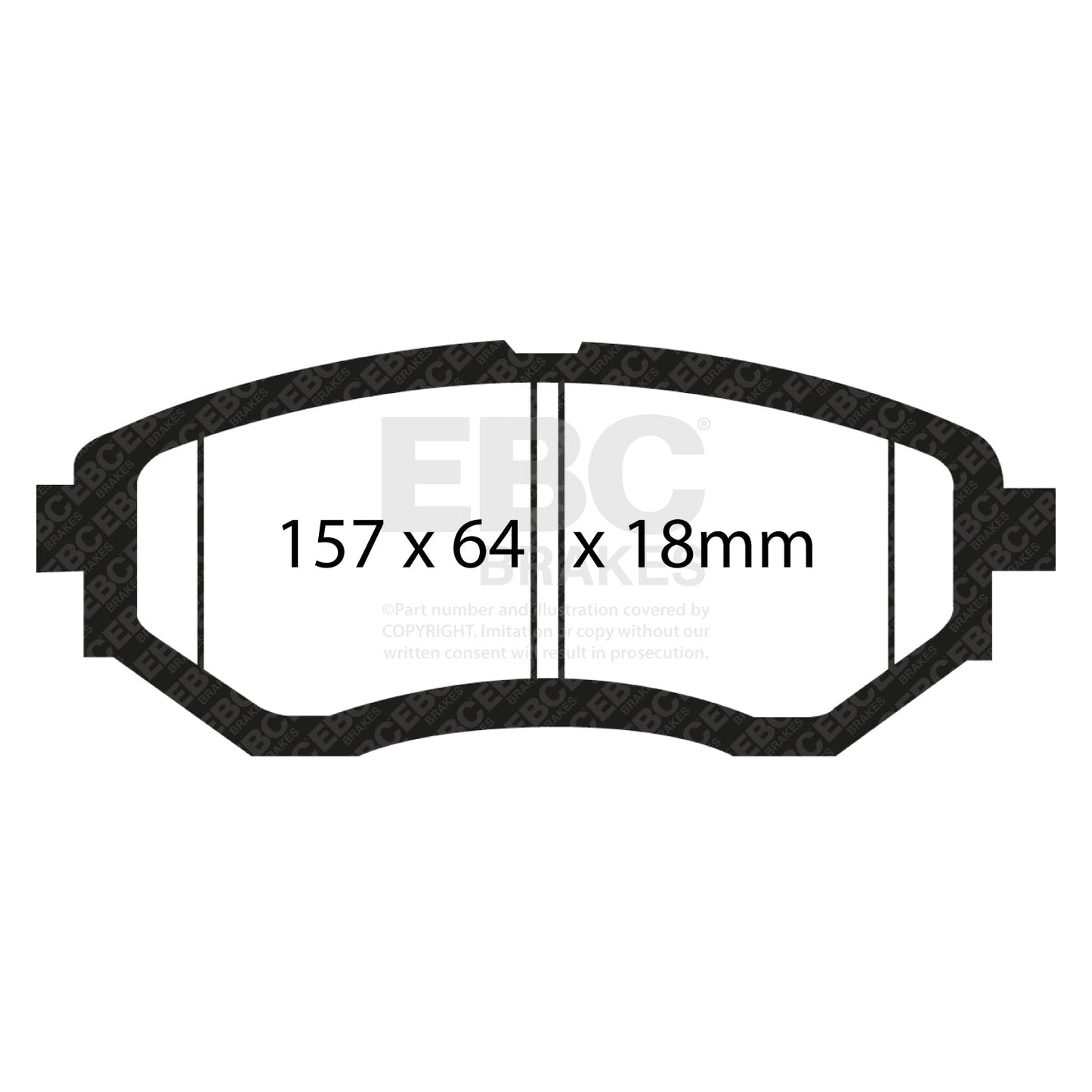 EBC Brakes Pad and Disc Kit (PD12KF255)