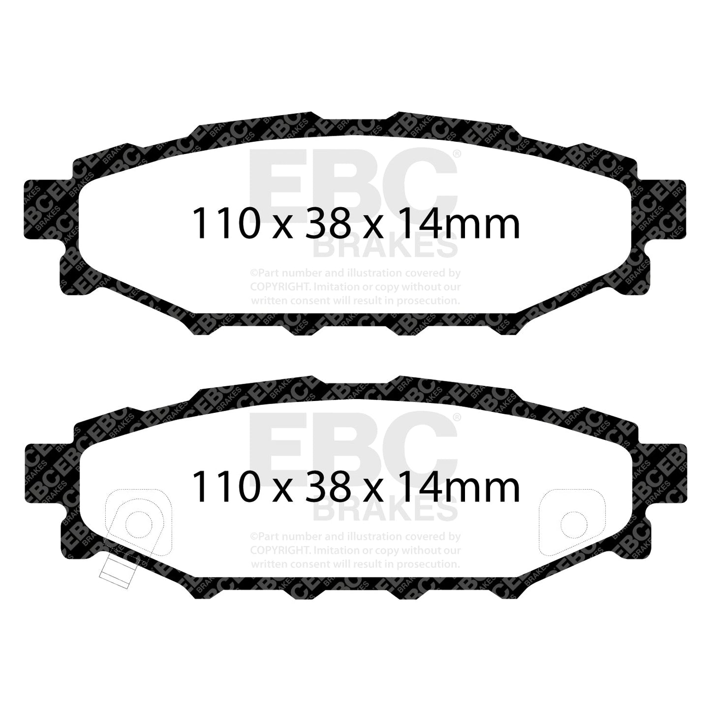 EBC Brakes Pad and Disc Kit (PD04KR265)