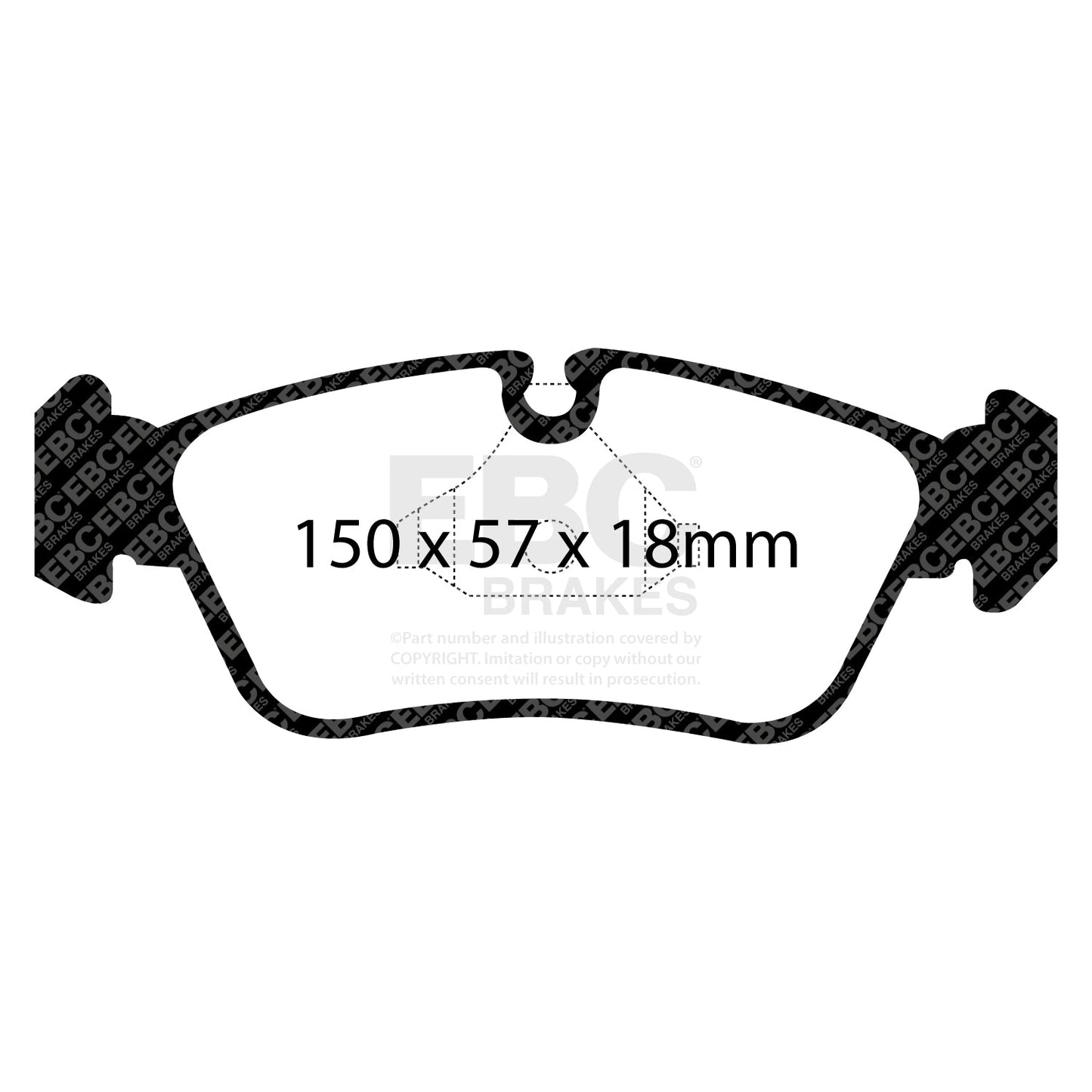 EBC Brakes Pad  and  Disc Kit (PD02KF563)
