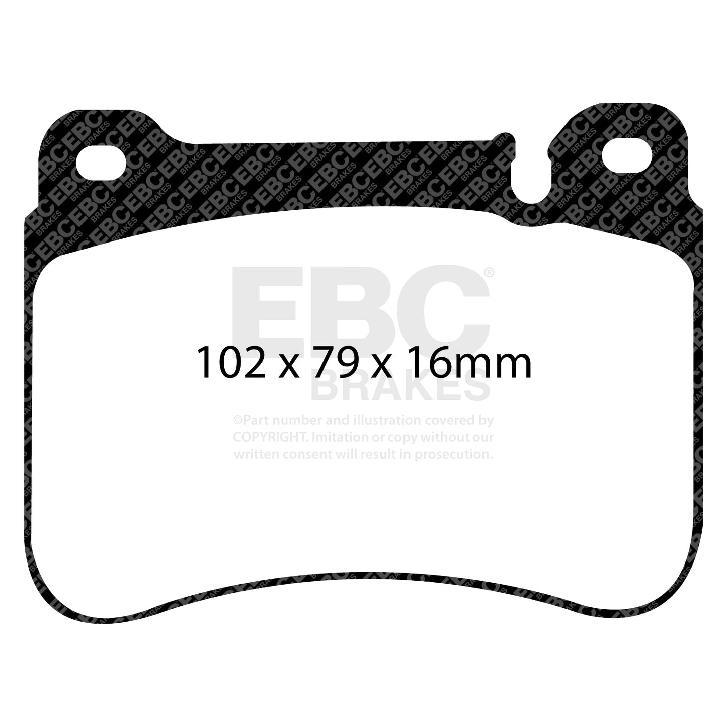 EBC Brakes Pad and Disc Kit (PD03KF709)
