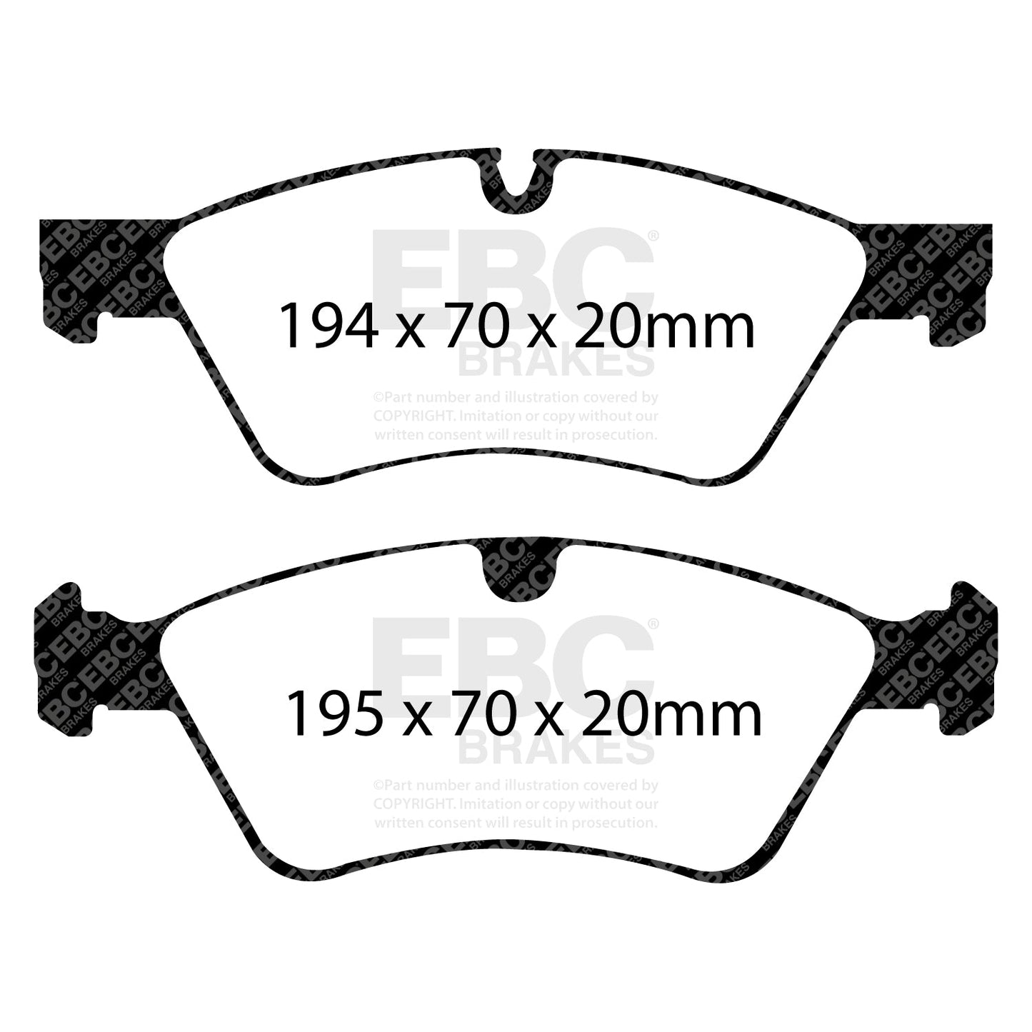 EBC Brakes Pad and Disc Kit (PD03KF747)