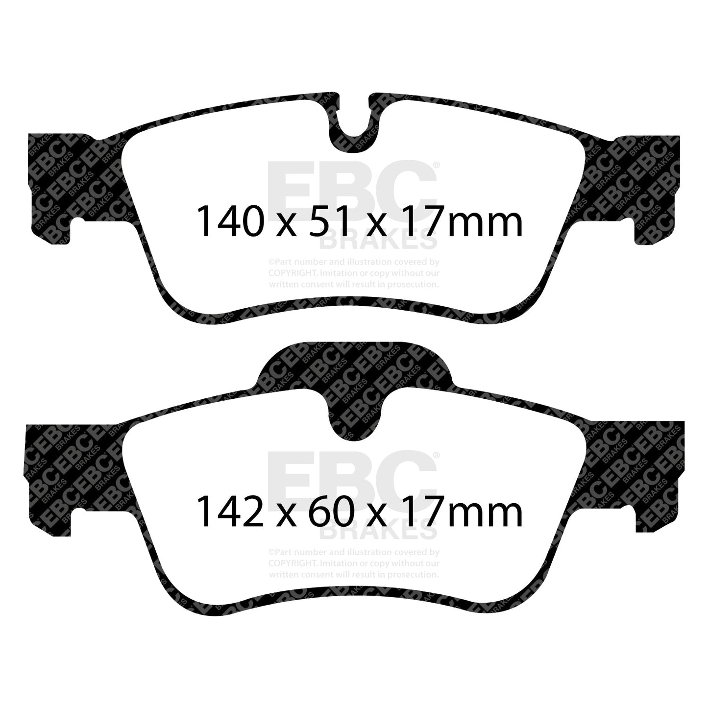 EBC Brakes Pad  and  Disc Kit (PD01KR512)
