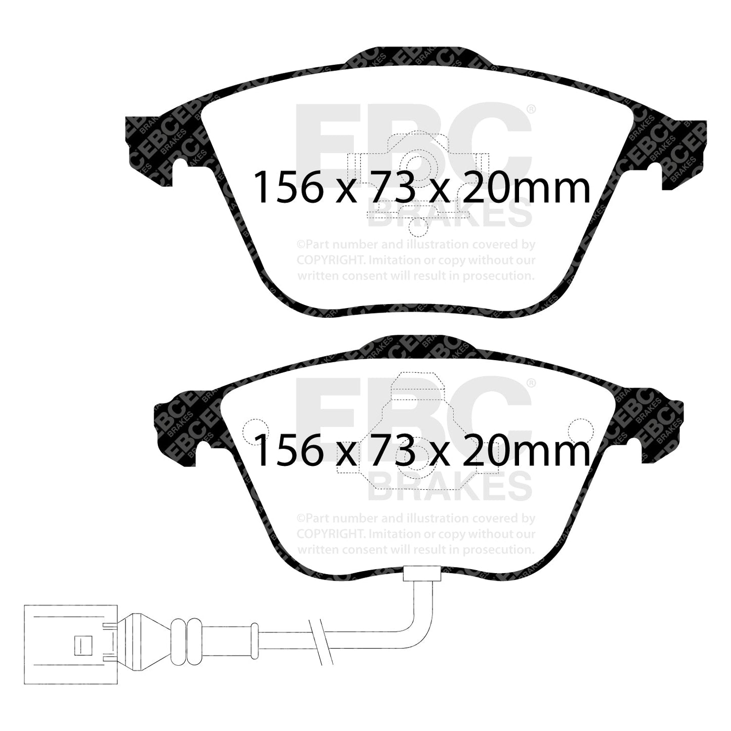 EBC Brakes Pad and Disc Kit (PDKF142)