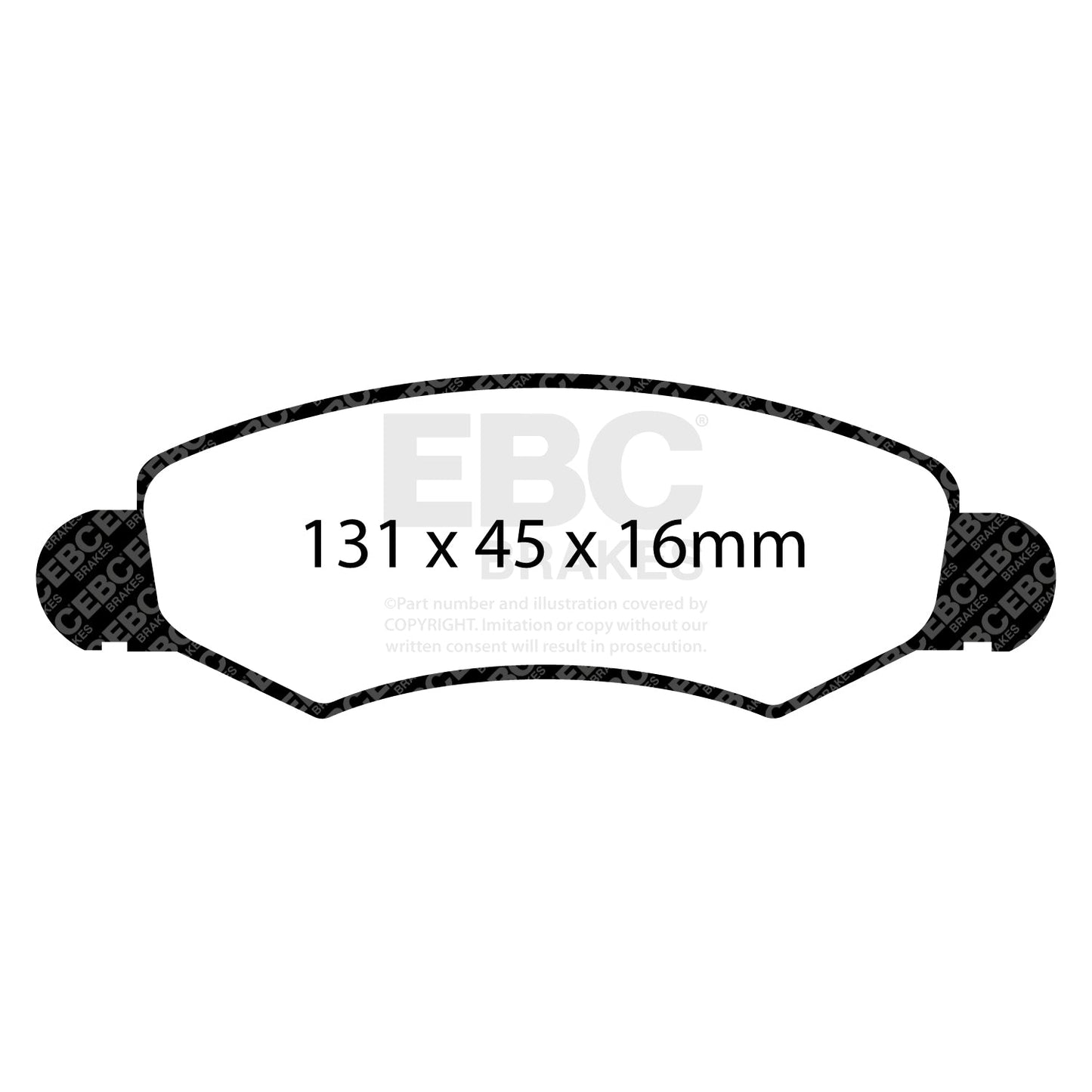 EBC Ultimax OE Replacement Brake Pad Set (DP1598)