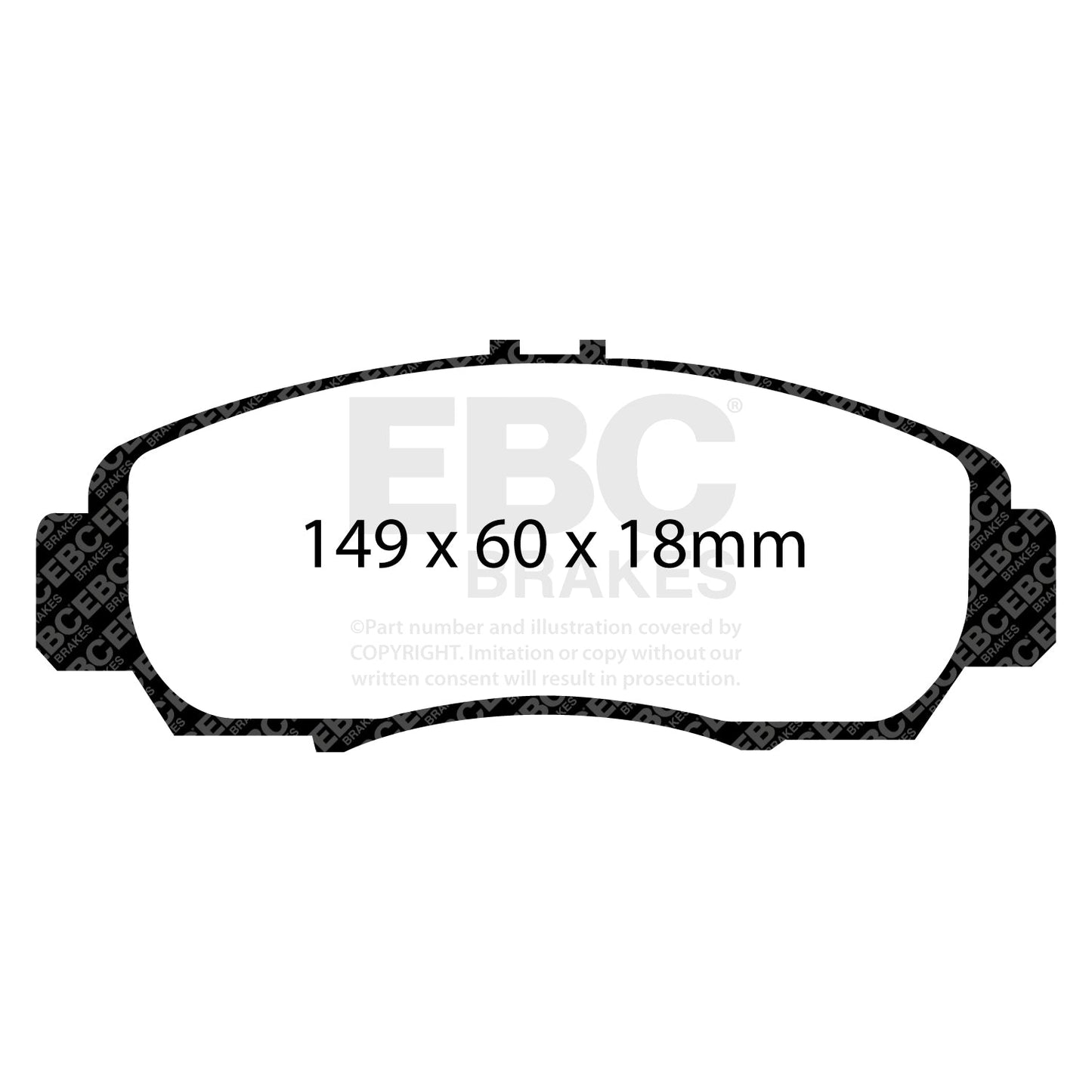 EBC Brakes Pad and Disc Full vehicle Kit (PD40K853)