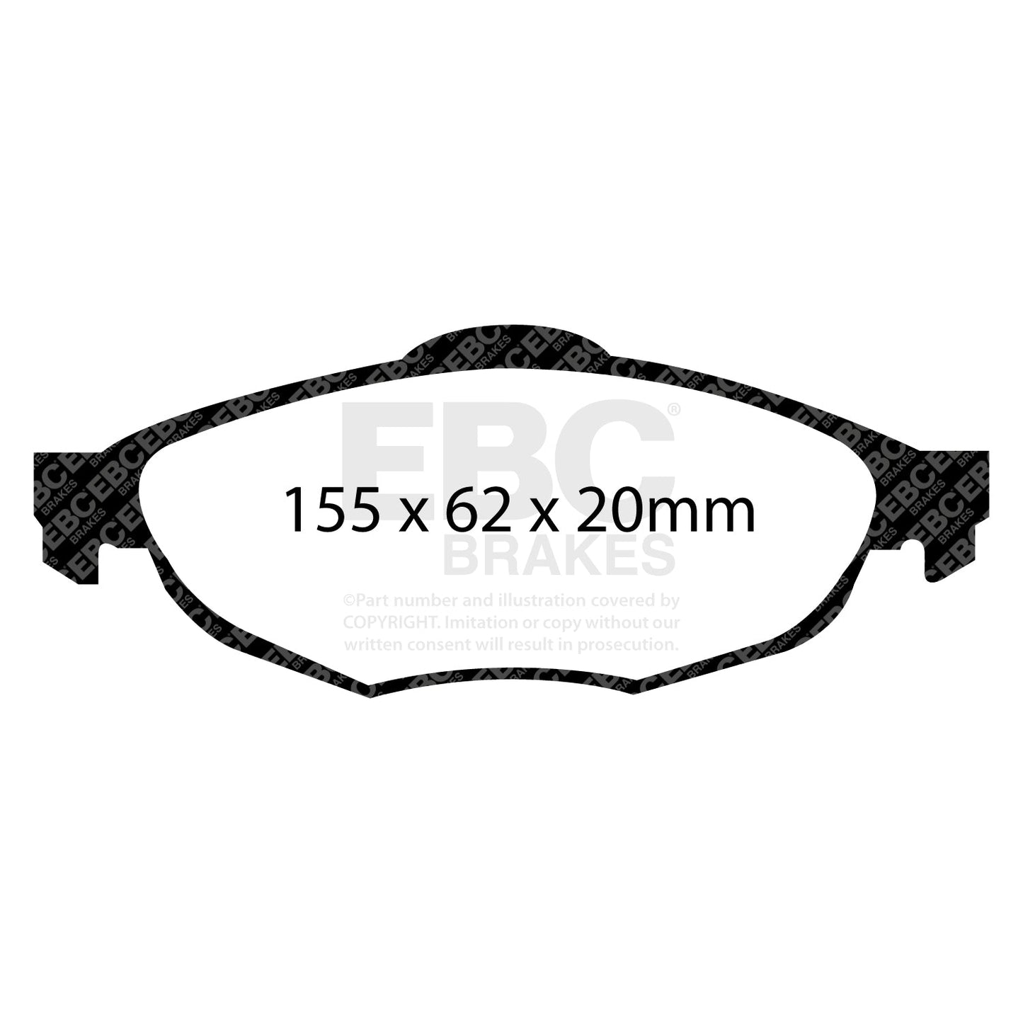 EBC Brakes Pad and Disc Kit (PDKF410)