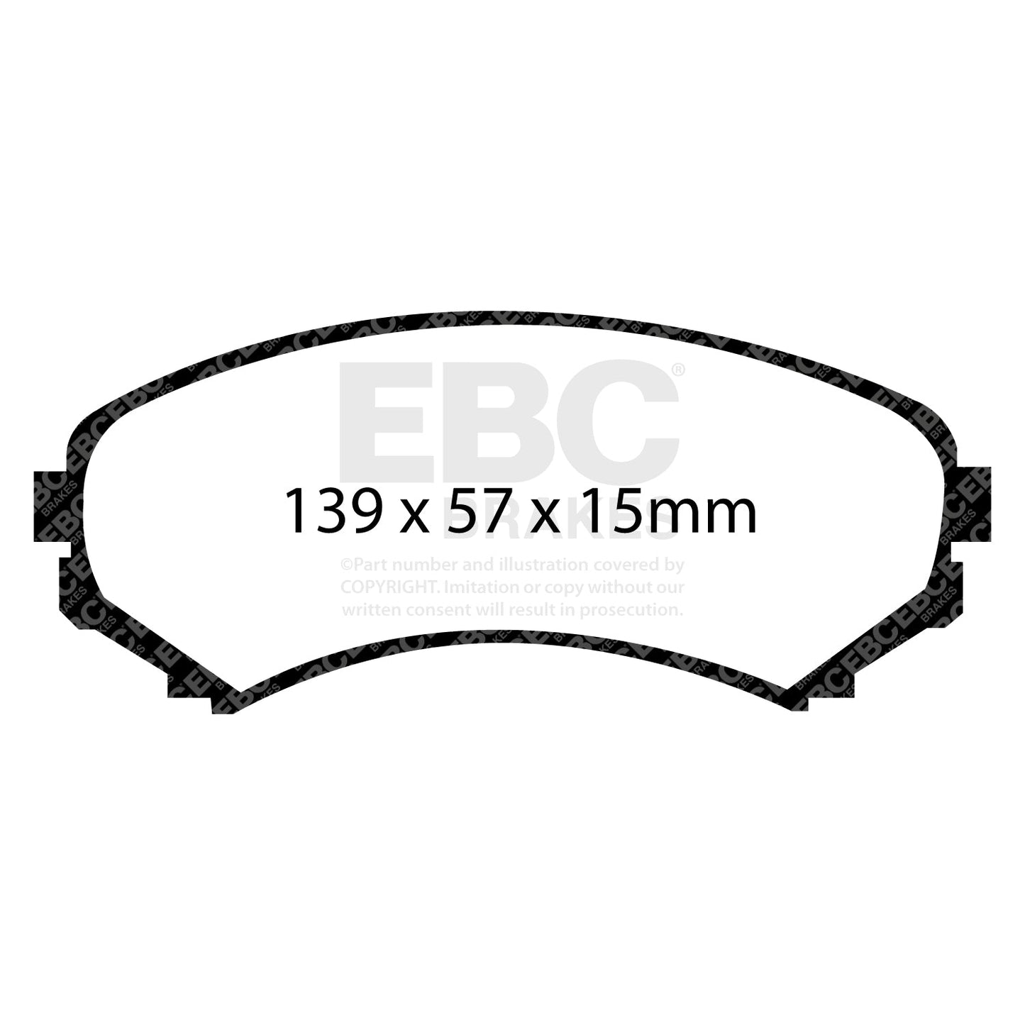EBC Brakes Pad and Disc Kit (PDKF1182)