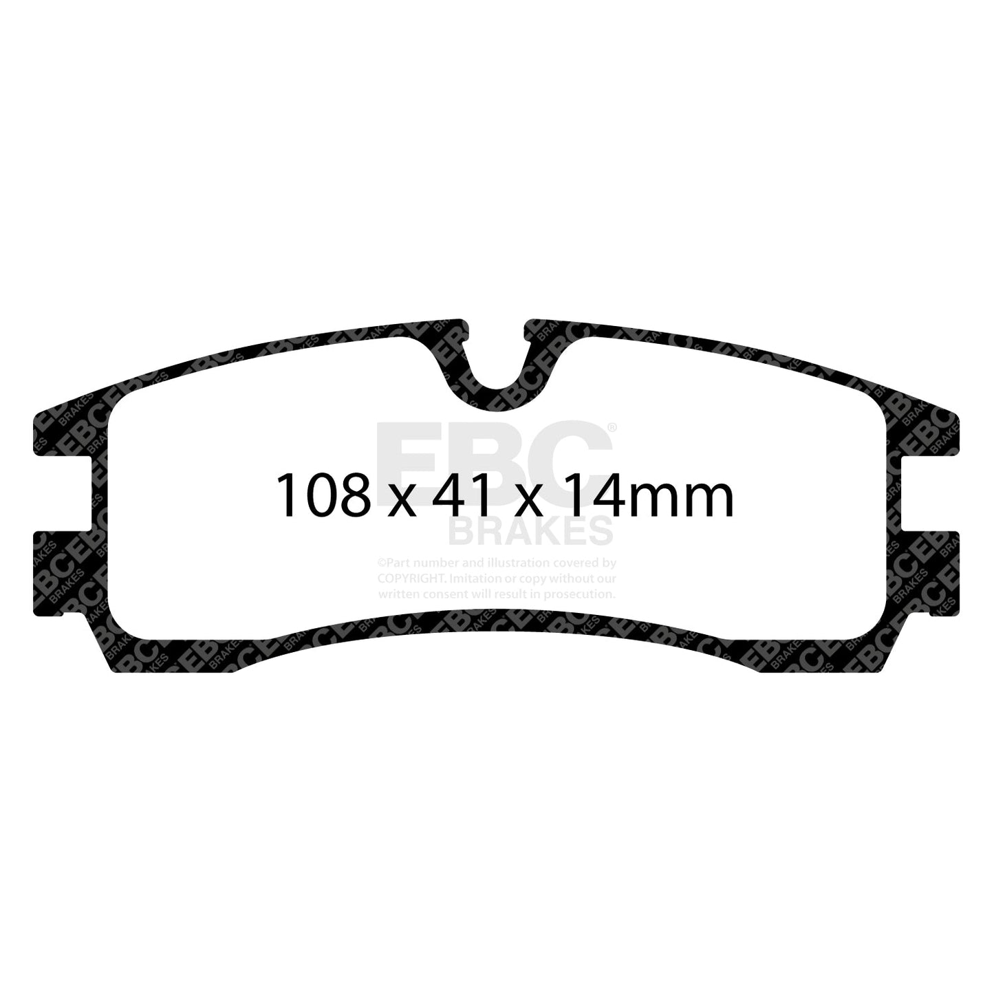 EBC Ultimax OE Replacement Brake Pad Set (DP1621/2)