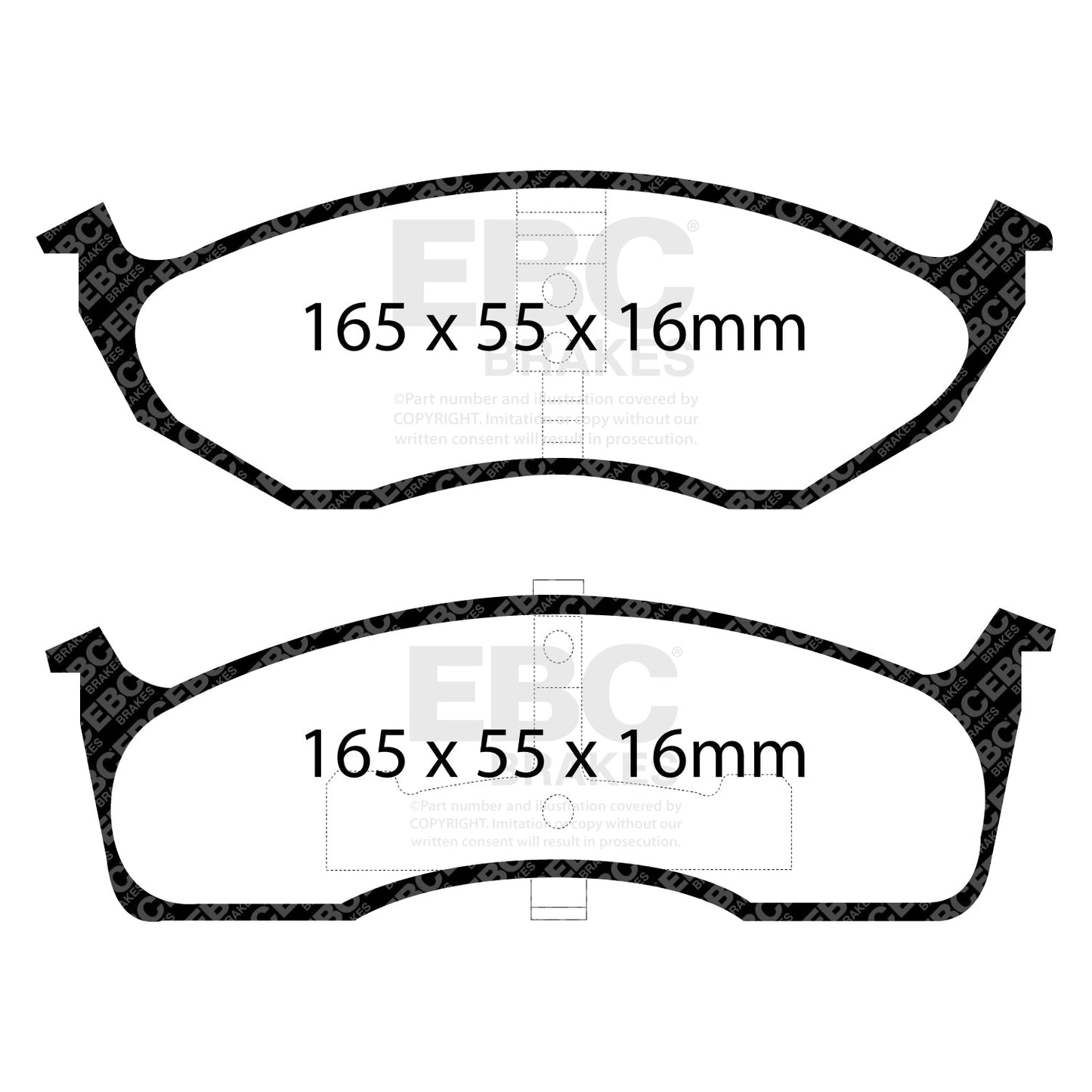 EBC Brakes Pad and Disc Kit (PDKF2233)