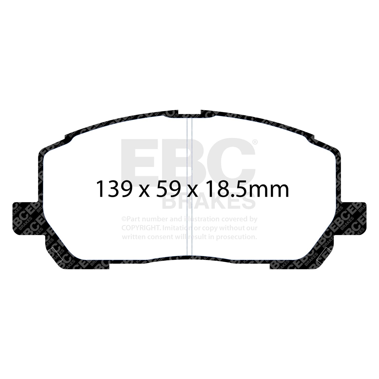 EBC Brakes Pad and Disc Full vehicle Kit (PD40K1086)