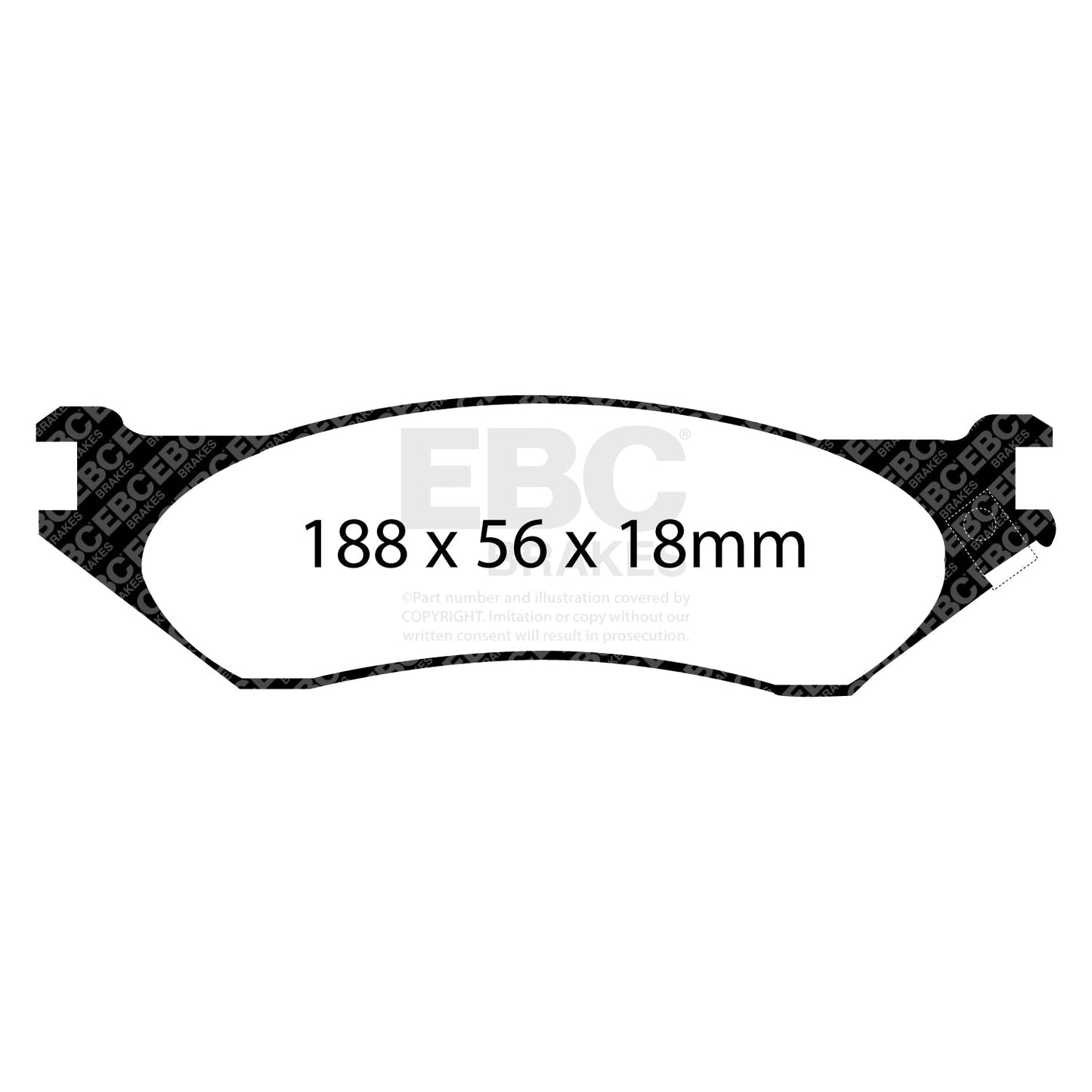 EBC Brakes Pad and Disc Full vehicle Kit (PD40K651)