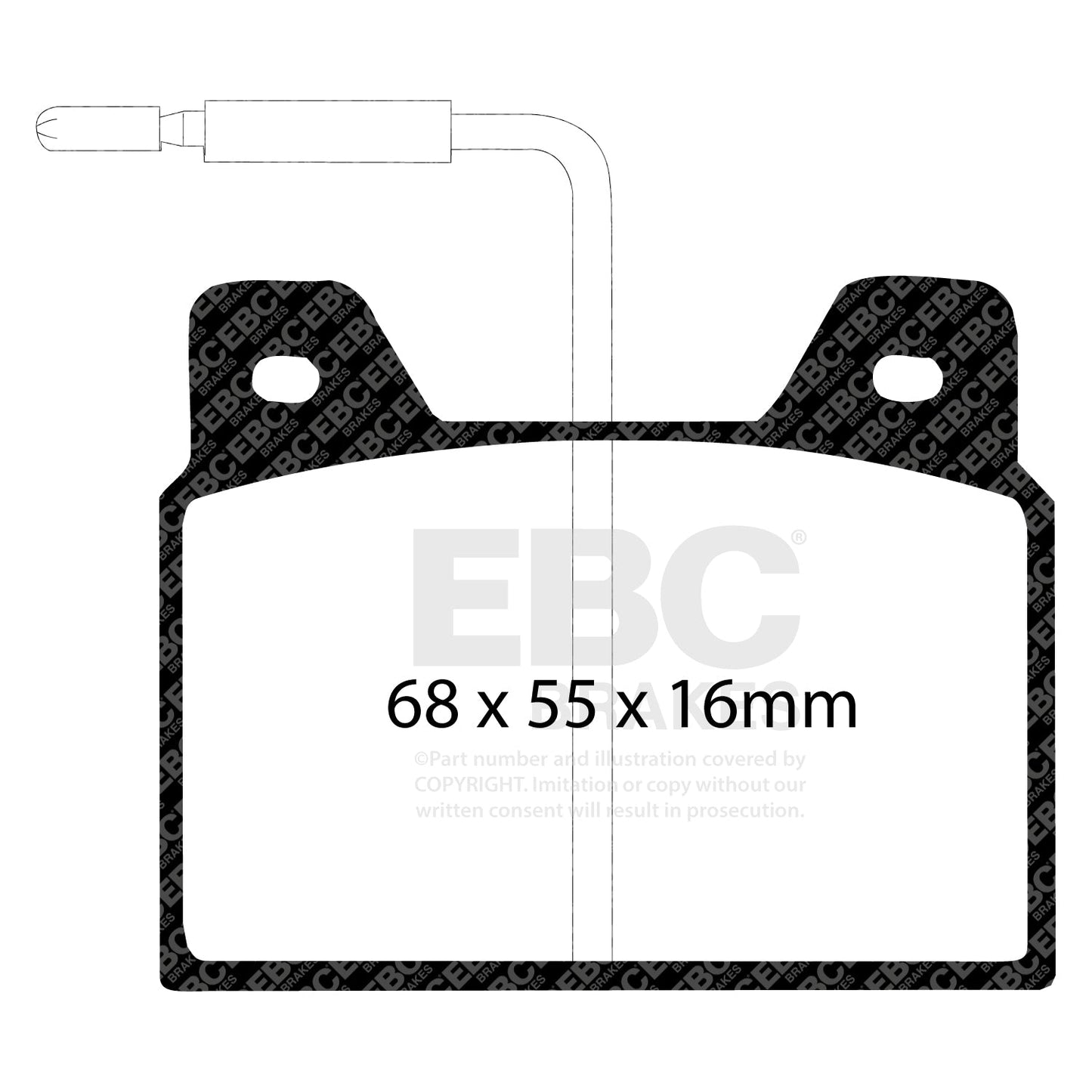 EBC Brakes Pad and Disc Full vehicle Kit (PD40K1518)