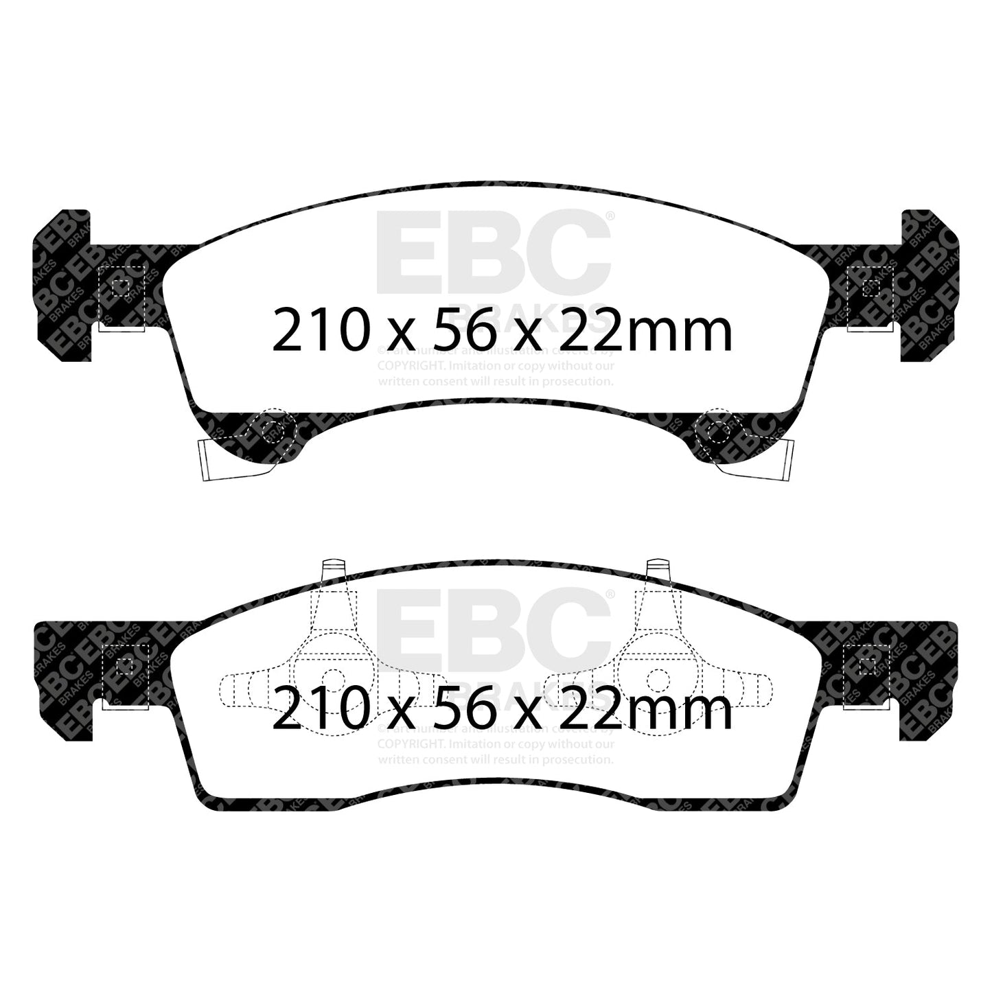 EBC Brakes Pad and Disc Kit (PD13KF288)