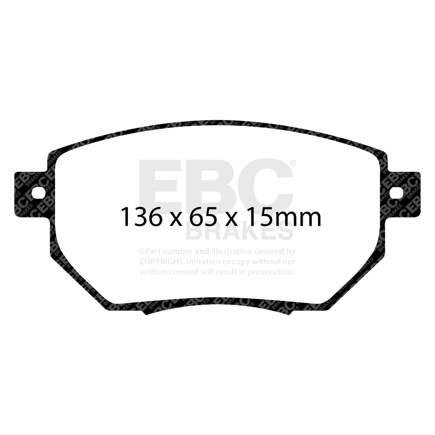 EBC Brakes Pad and Disc Kit (PD03KF592)