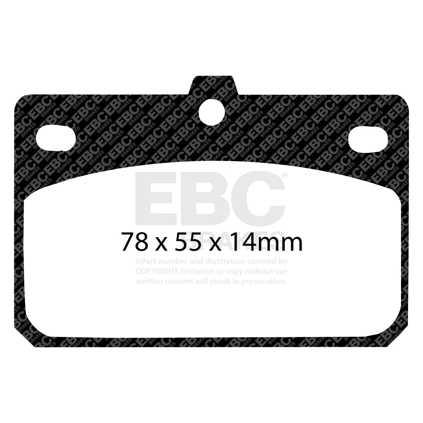 EBC Ultimax OE Replacement Brake Pad Set (DP166)