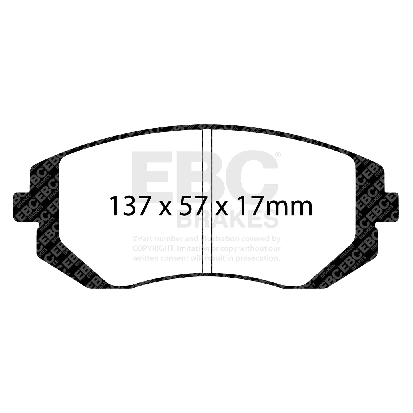 EBC Racing RP-X Track and Race Brake Pads (DP81661RPX)