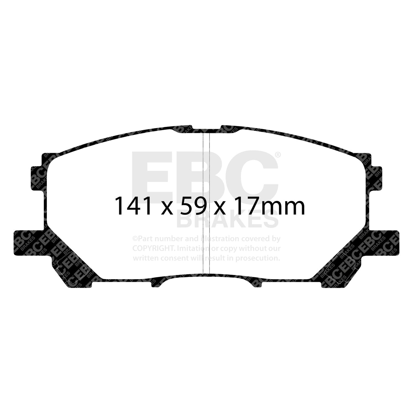 EBC Brakes Pad and Disc Full vehicle Kit (PD40K1087)