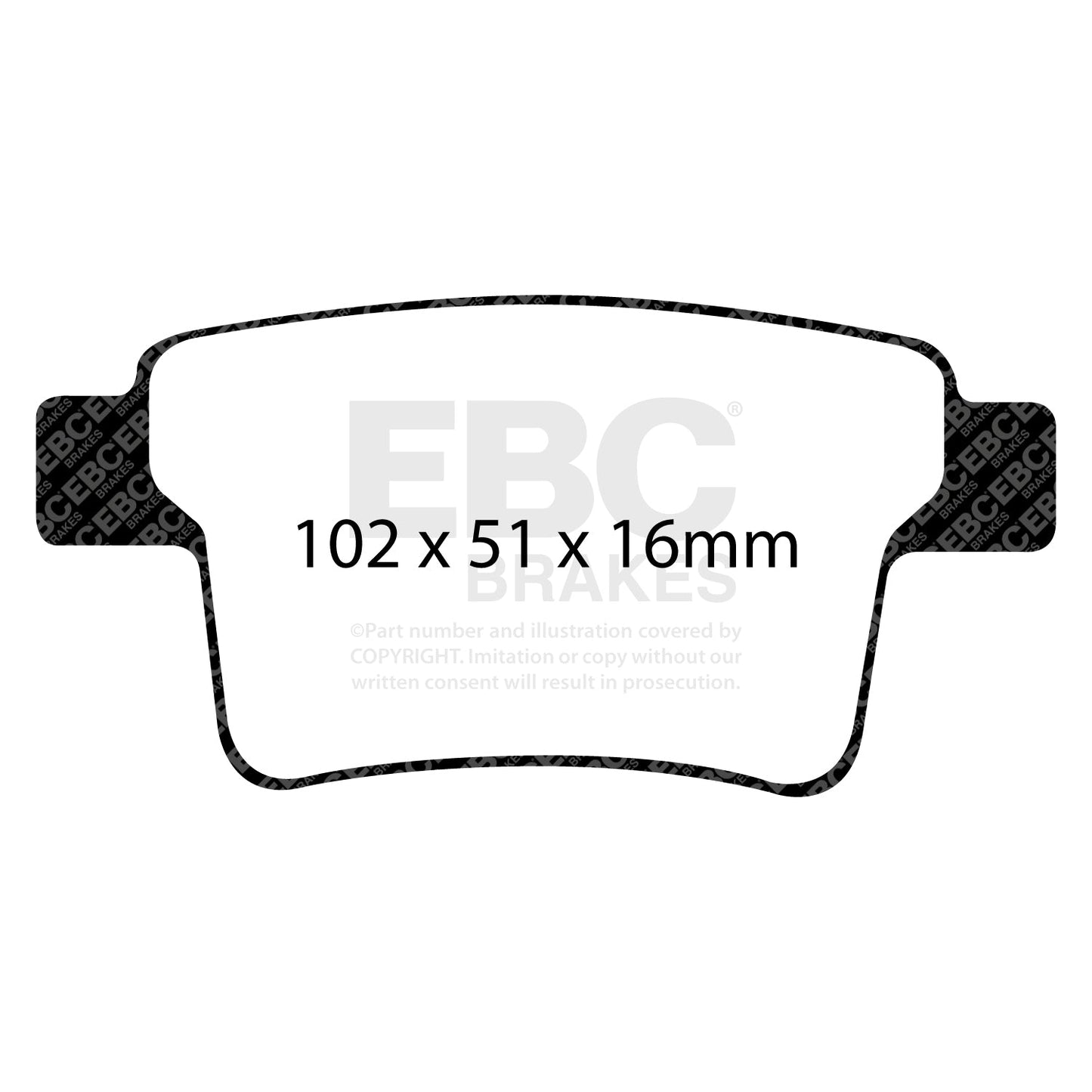EBC Brakes Pad  and  Disc Kit (PD01KR309)