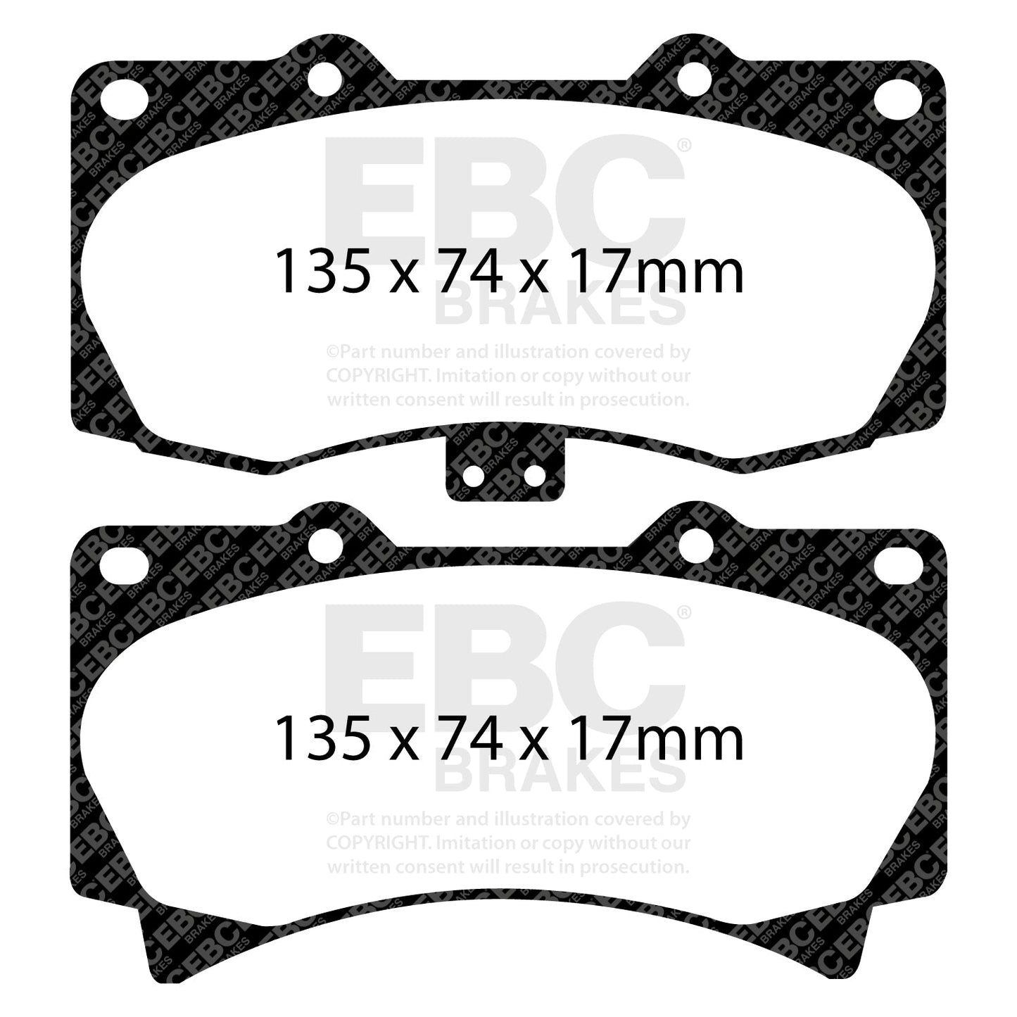 EBC Brakes Pad and Disc Kit (PD03KF585)