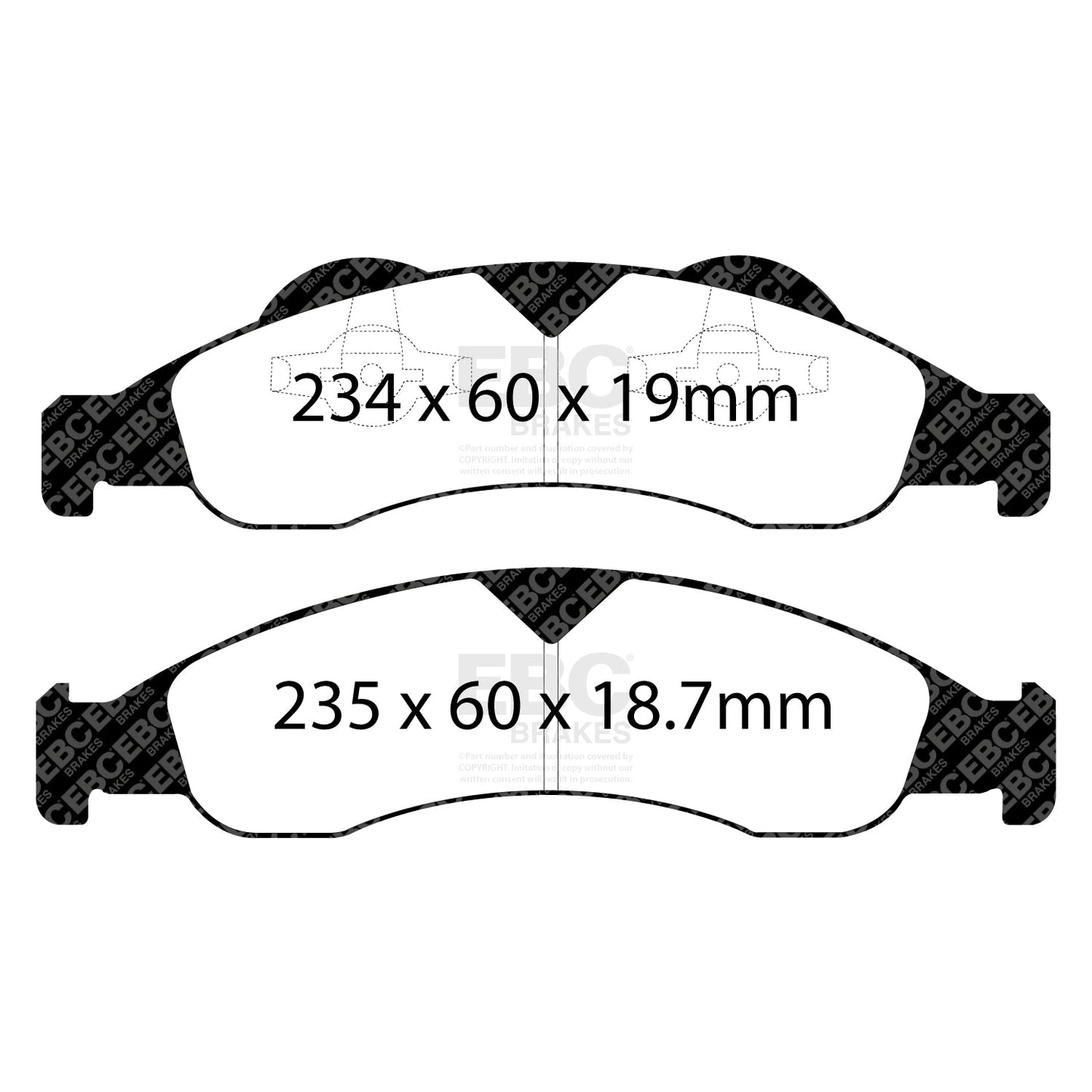 EBC Brakes Pad  and  Disc Kit (PD01KF541)
