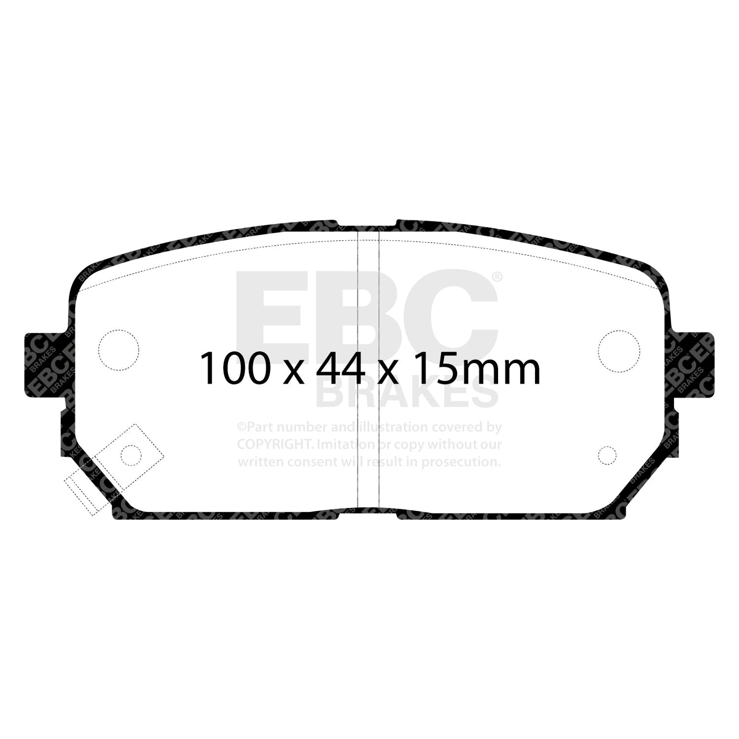EBC Brakes Pad  and  Disc Kit (PD01KR406)