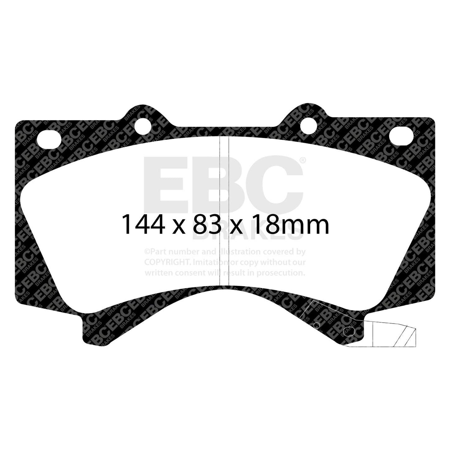EBC Brakes Pad and Disc Kit (PD09KF714)