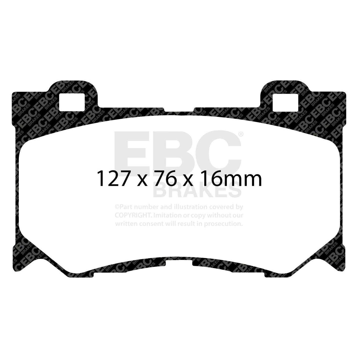 EBC Brakes RPX Racing Pad (DP81823RPX) Front