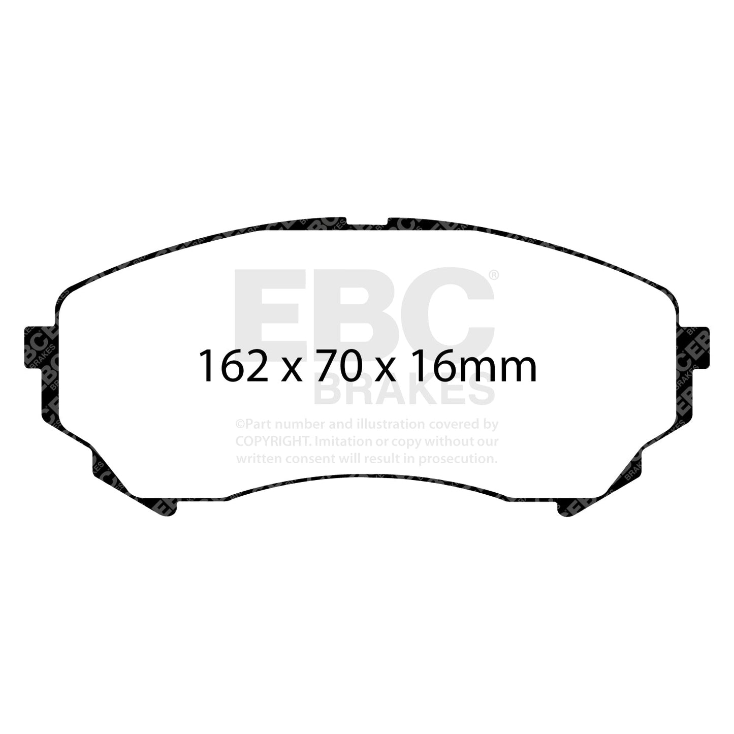 EBC Brakes Pad and Disc Kit (PDKF325)