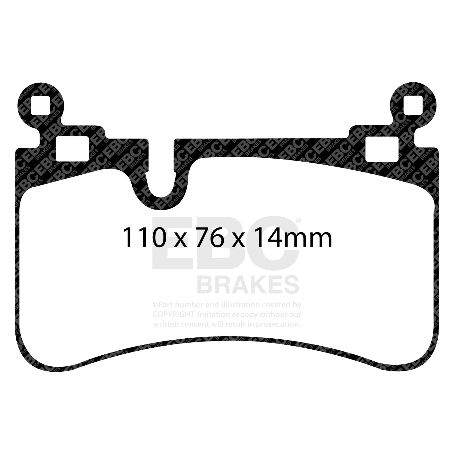 EBC Brakes Pad and Disc Kit (PD03KR822)