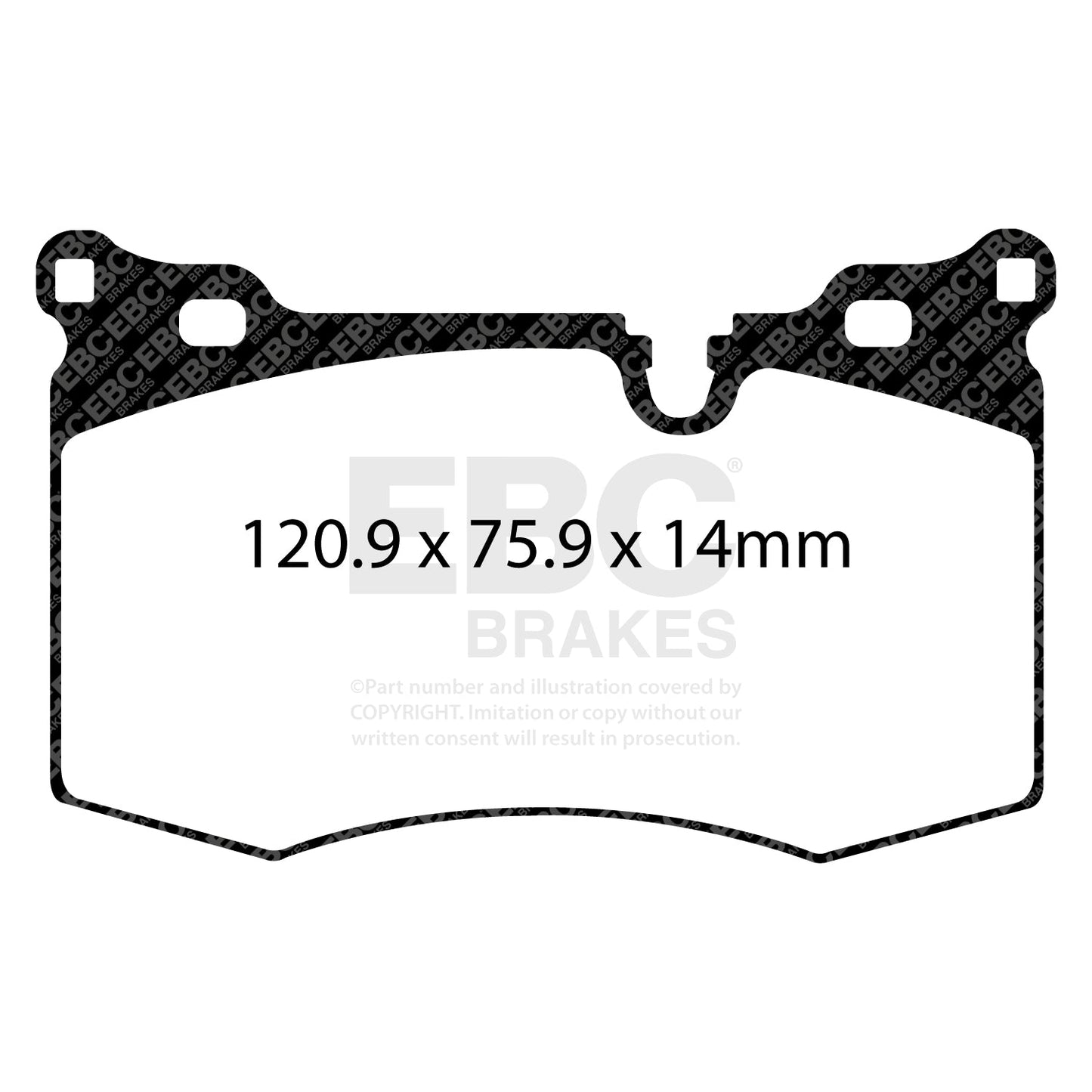 EBC Brakes Pad and Disc Kit (PD07KF162)