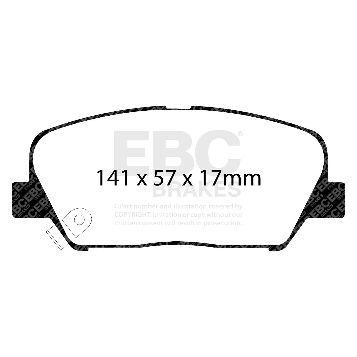 EBC Brakes Pad  and  Disc Kit (PD02KF571)