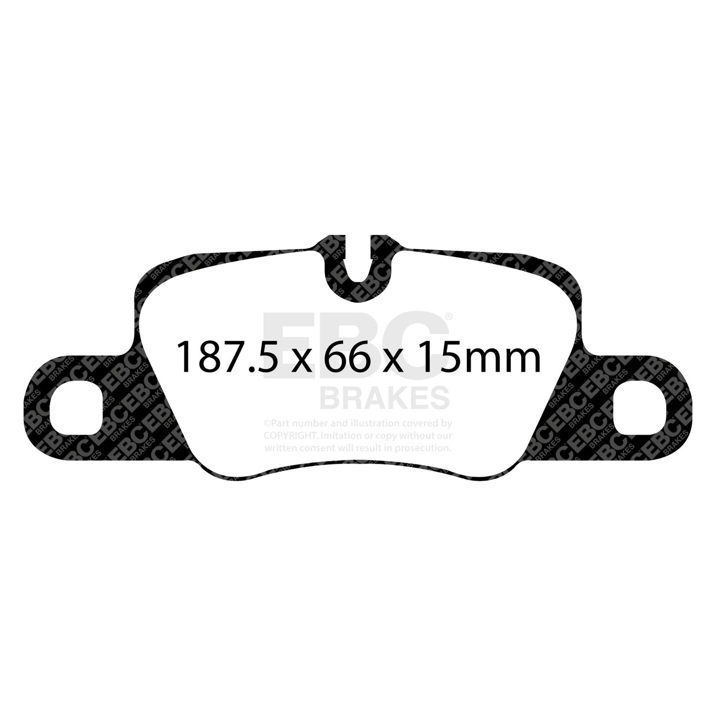 EBC Racing Brake Pads - (DP81858RP1) Rear