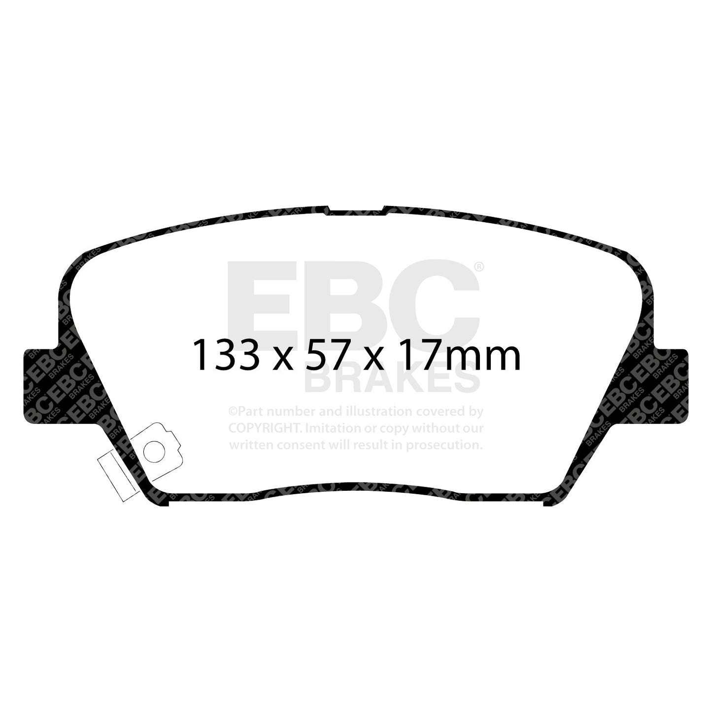 EBC Brakes Pad and Disc Kit (PDKF1003)