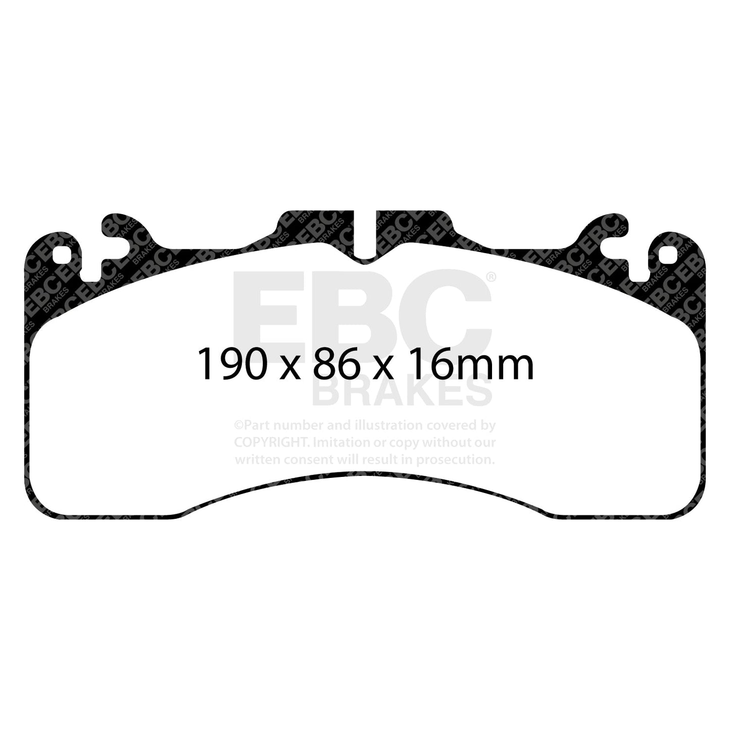 EBC Brakes Racing Pad and 2-Piece Fully-Floating Disc Kit (P2DK025Y)