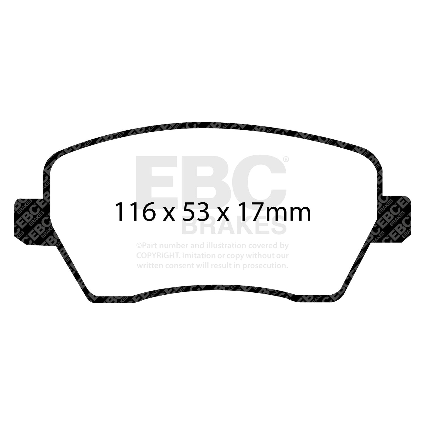 EBC Brakes Pad  and  Disc Kit (PD01KF1120)