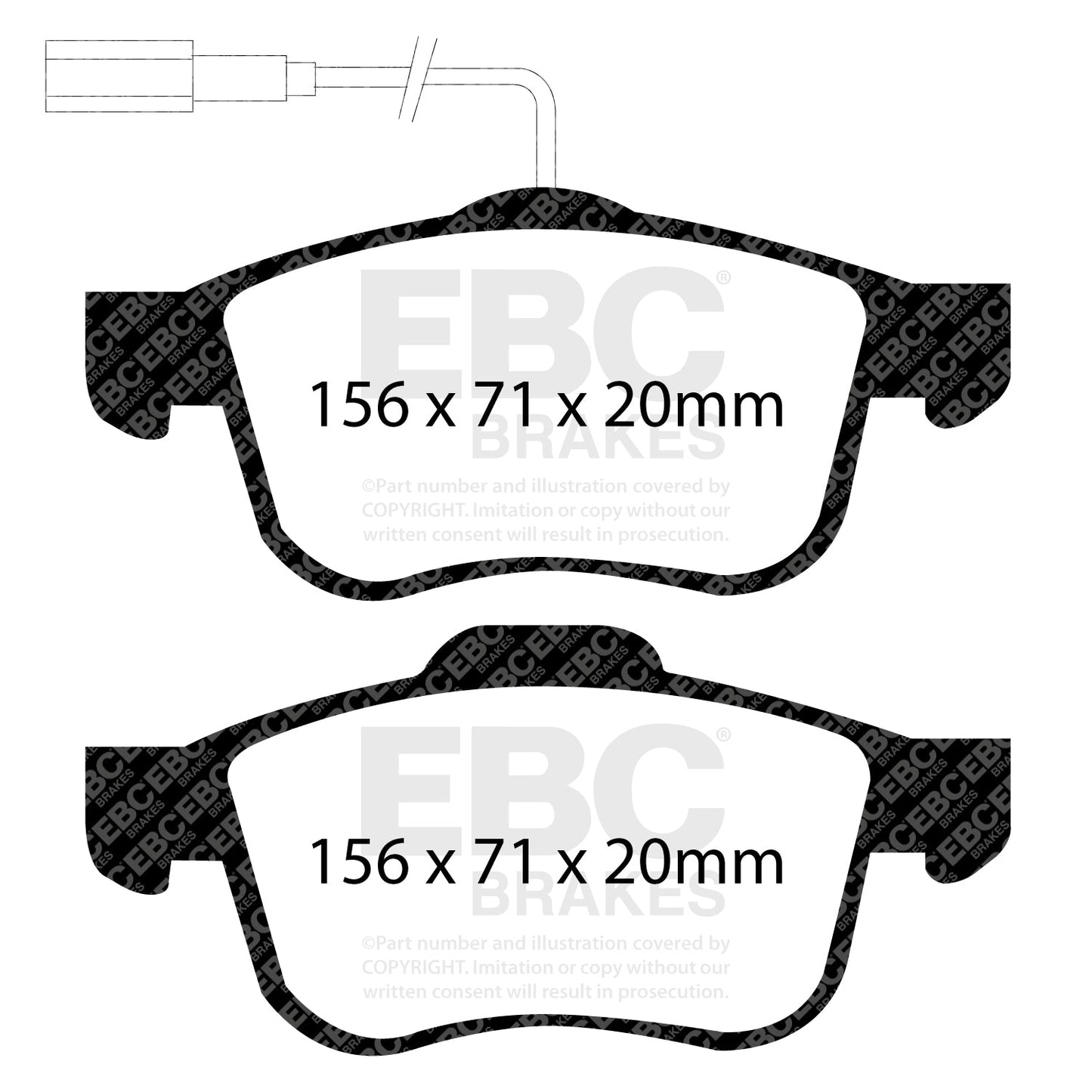 EBC Brakes Pad and Disc Kit (PD08KF016)