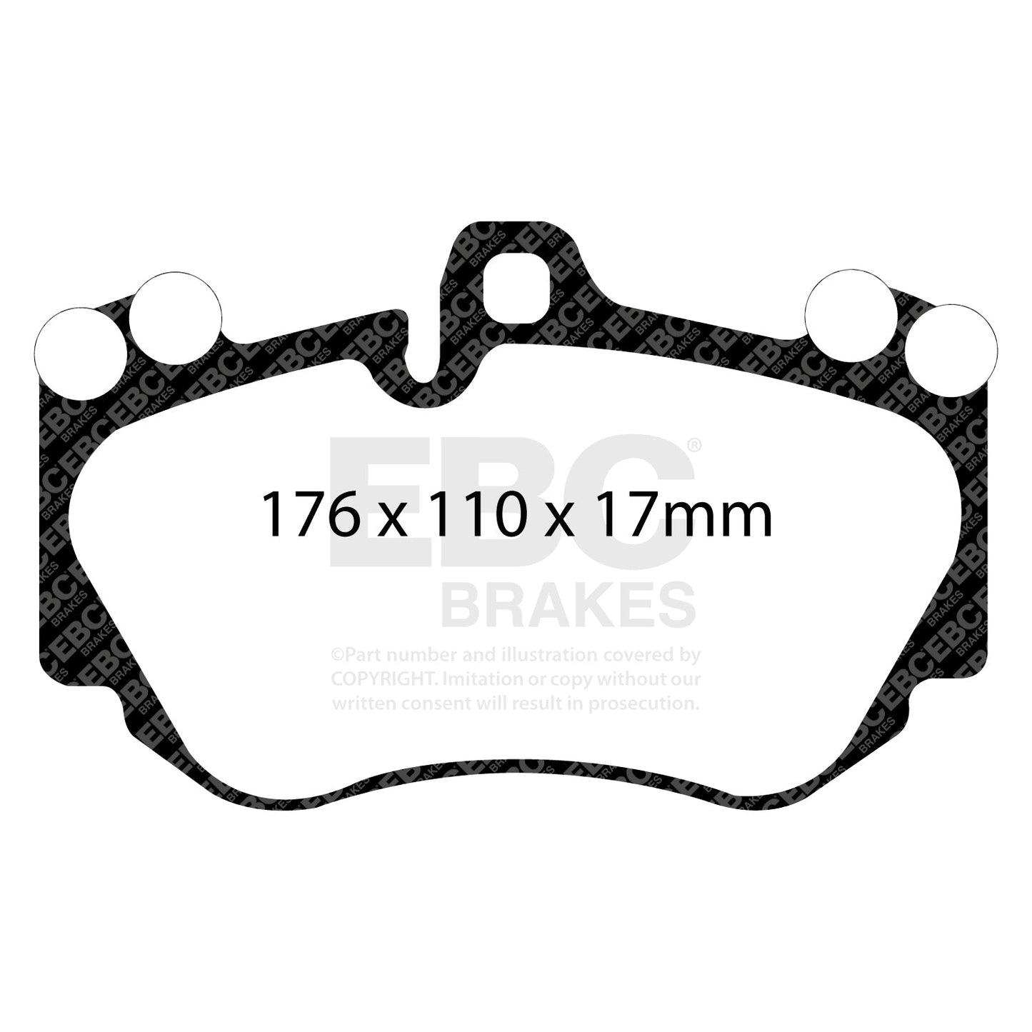 EBC Bluestuff NDX Trackday Brake Pad Set (DP51905NDX)