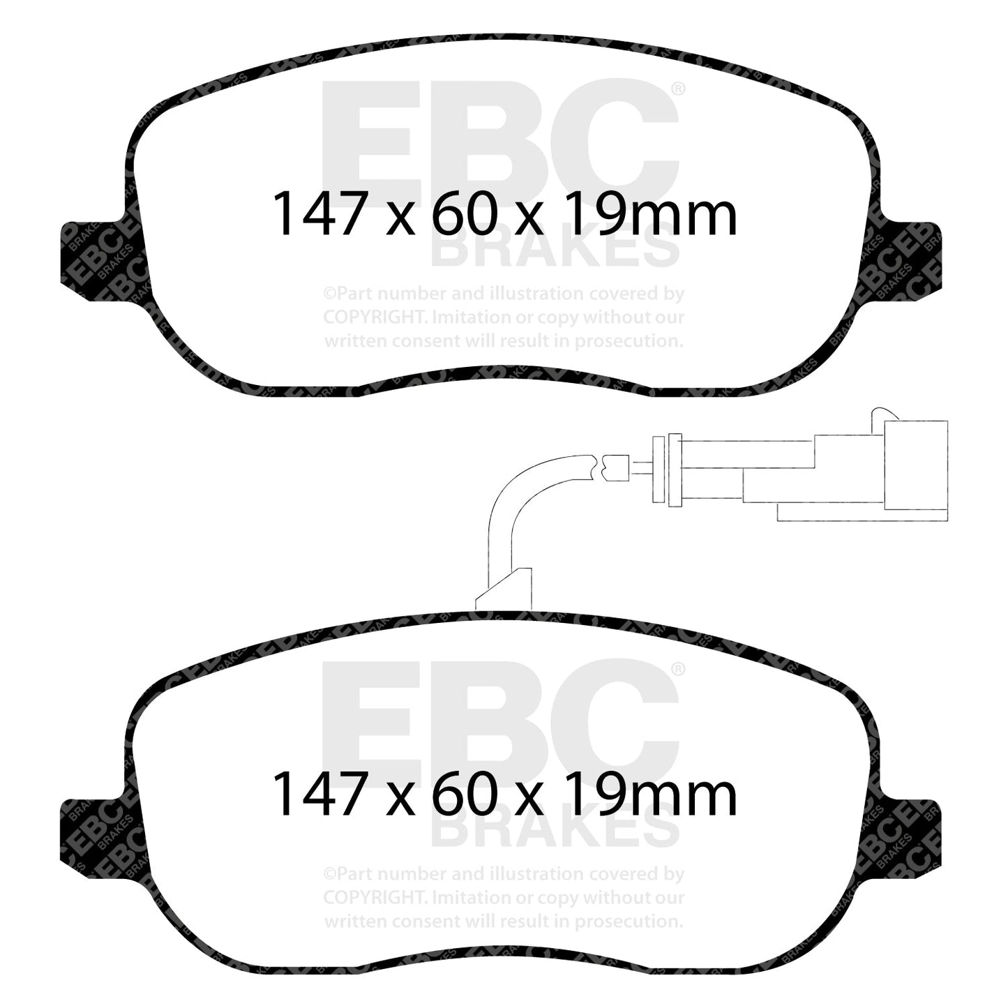 EBC Brakes Pad and Disc Kit (PDKF630)