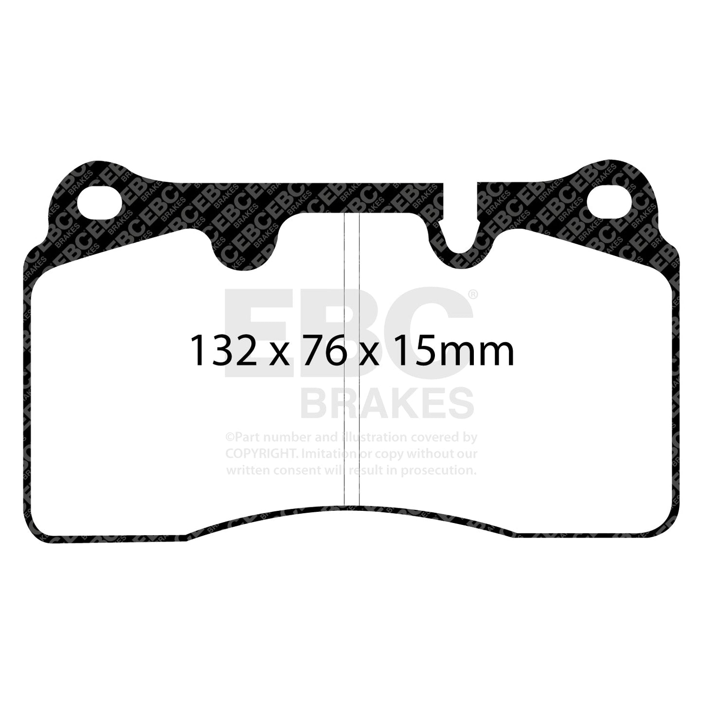 EBC Pad + 2 Piece Disc Kit P2DK057Y Front