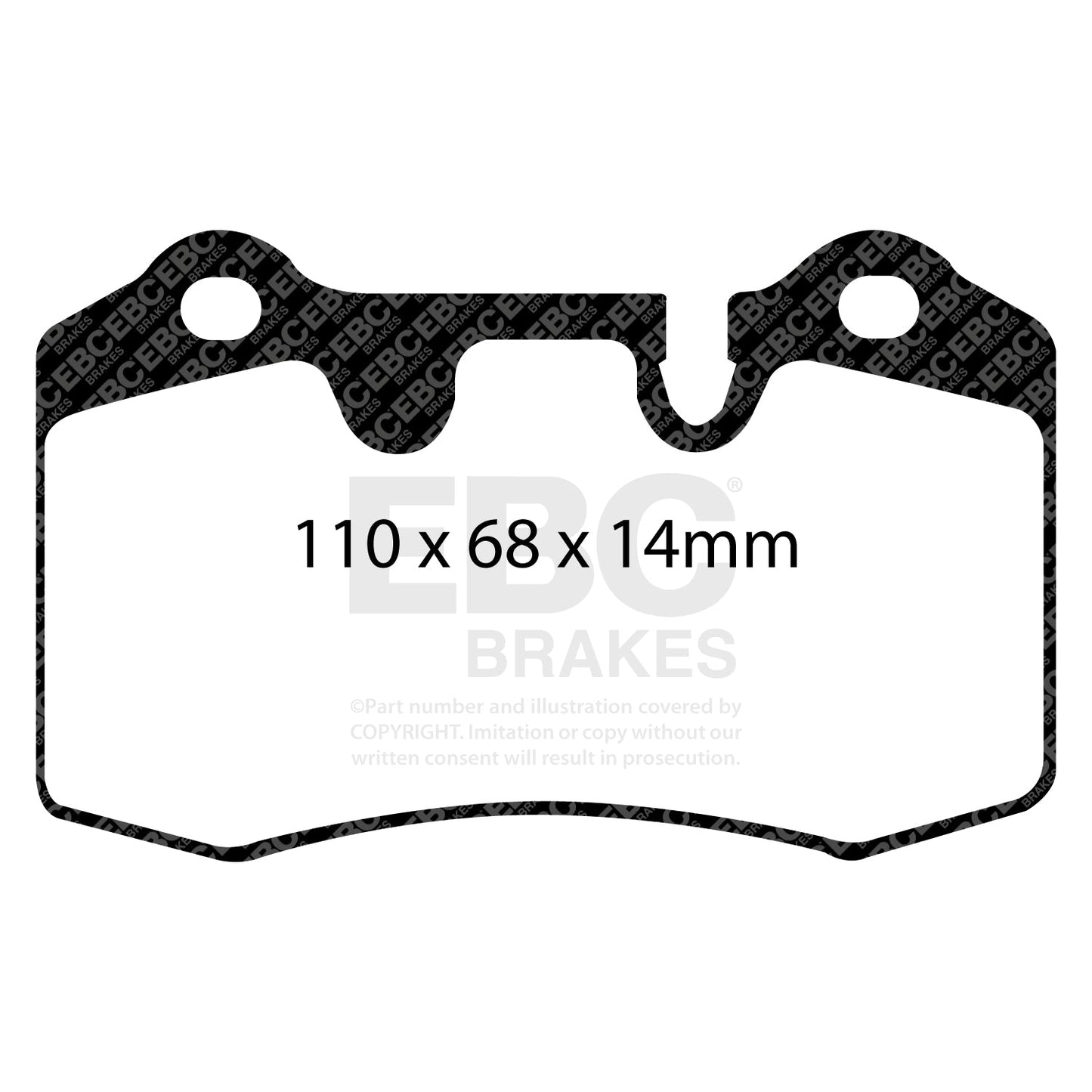 EBC Performance Pack Pad & Line Kit with Yellowstuff Pads (PLK1473)
