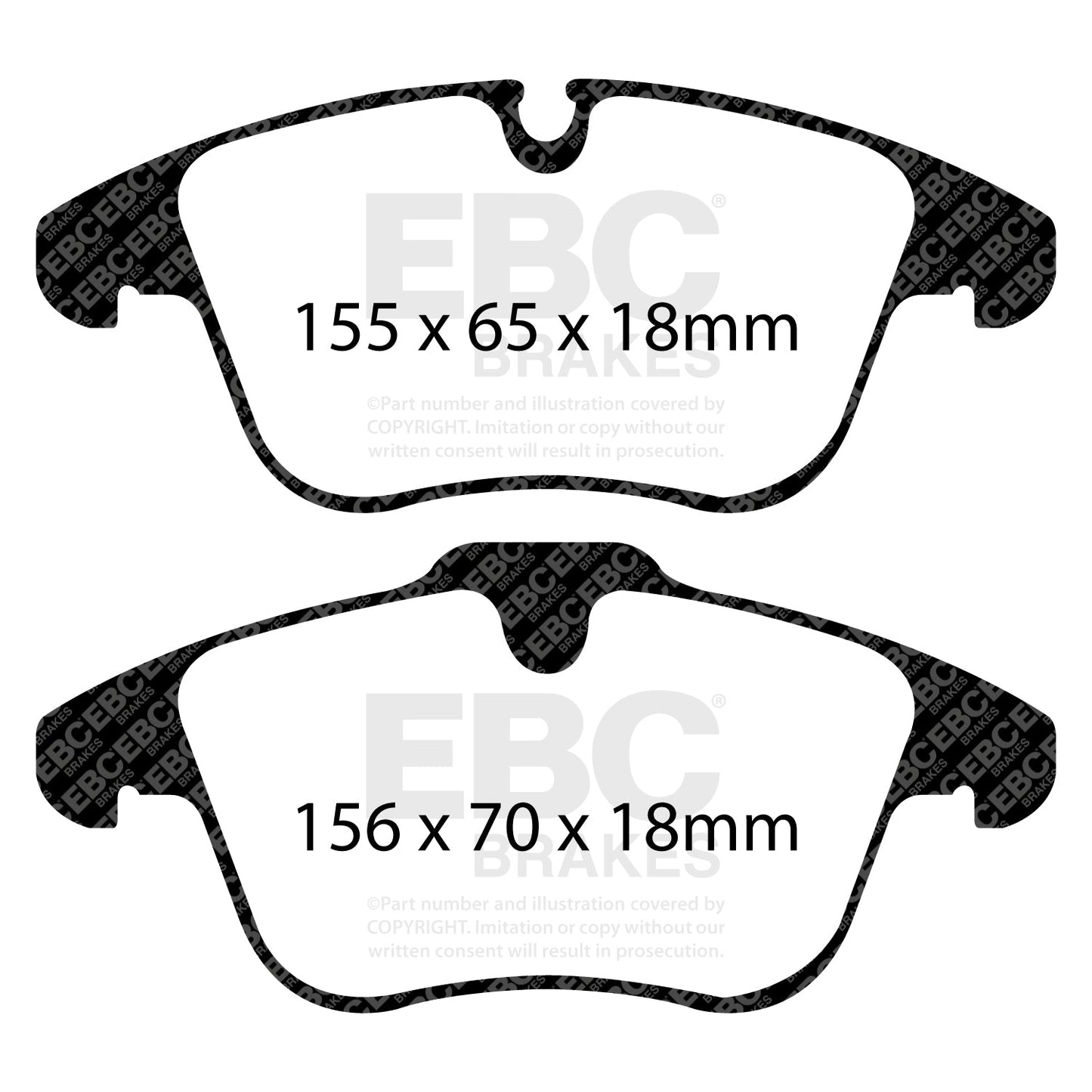 EBC Brakes Pad and Disc Full vehicle Kit (PD40K964)