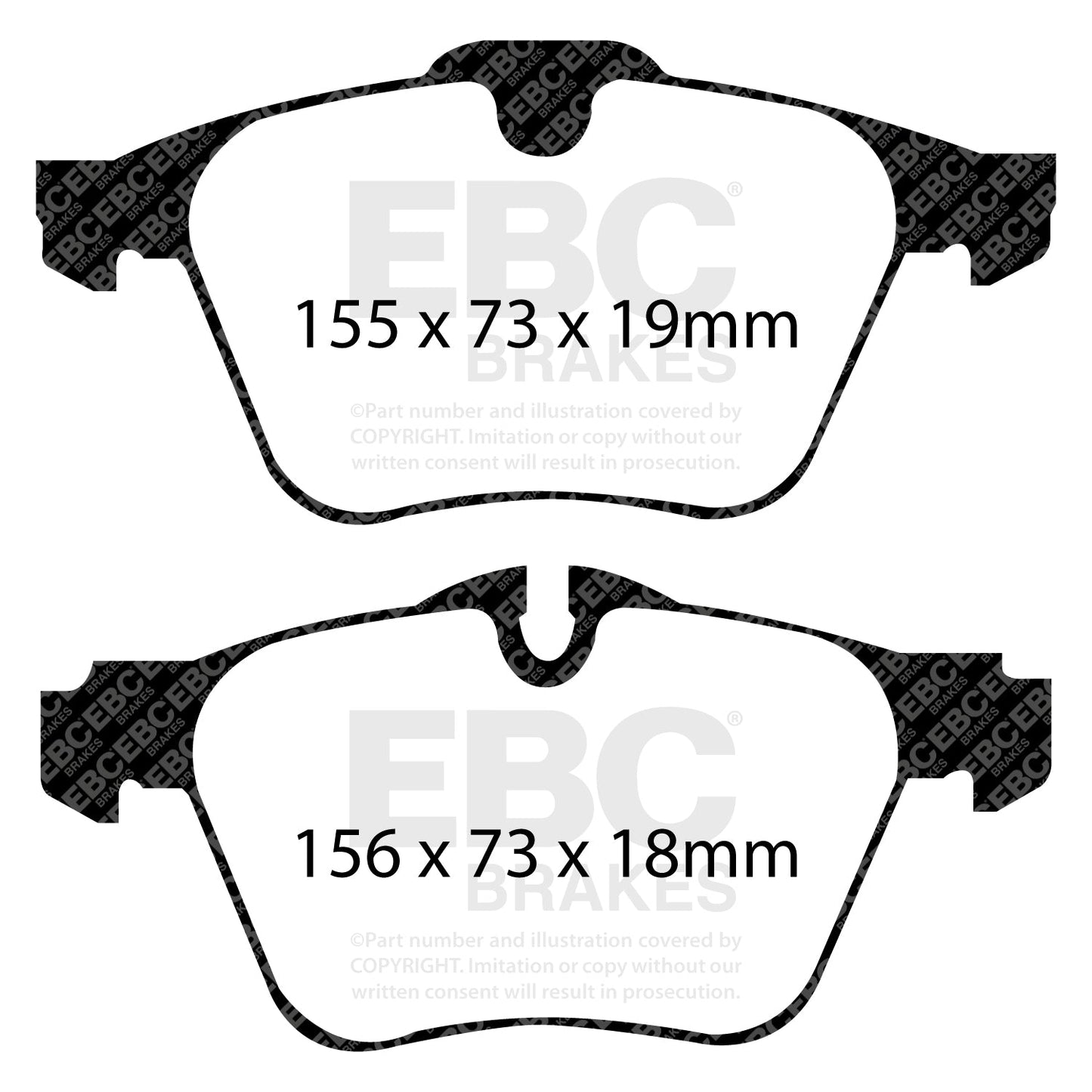 EBC Brakes Pad and Disc Kit (PD03KF388)