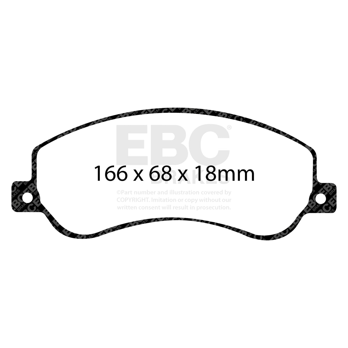 EBC Brakes Pad and Disc Kit (PDKF800)