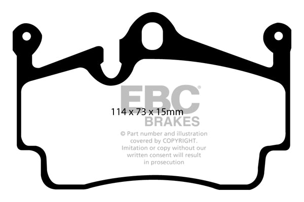 EBC Brakes Redstuff Pad and Plain Disc kit (PD02KR352)
