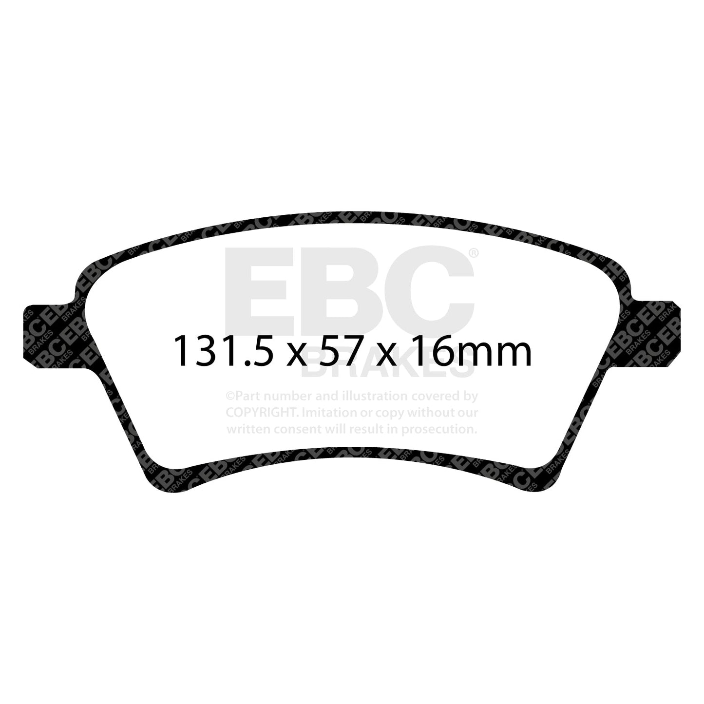 EBC Brakes Pad and Disc Kit (PDKF658)
