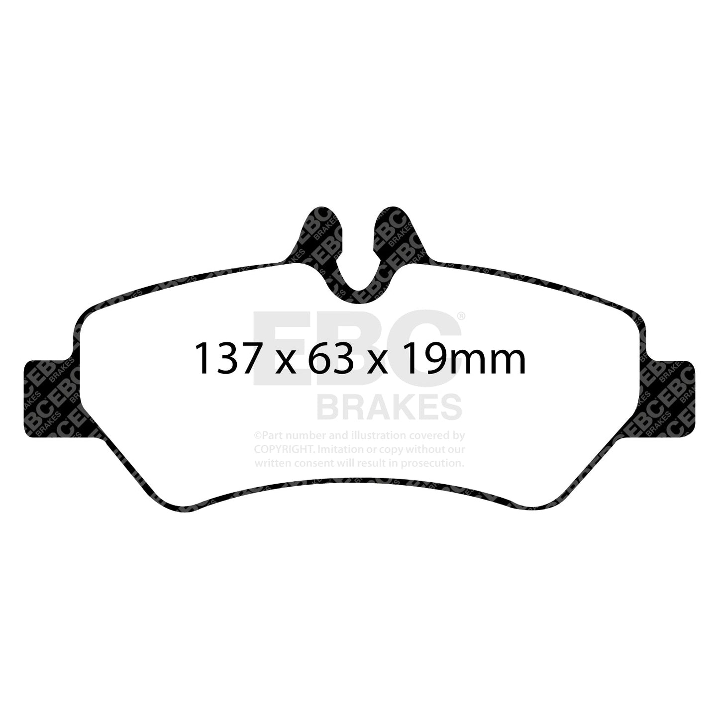 EBC Ultimax OE Replacement Brake Pad Set (DP1927)